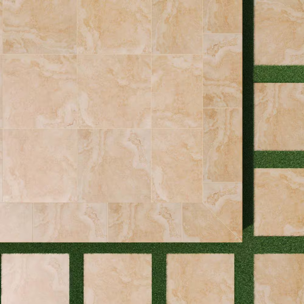 Tierra Beige 2 Cm. X 24 in X 24 In. Matte Porcelain Paver Tile (8 Sq. Ft. / Case