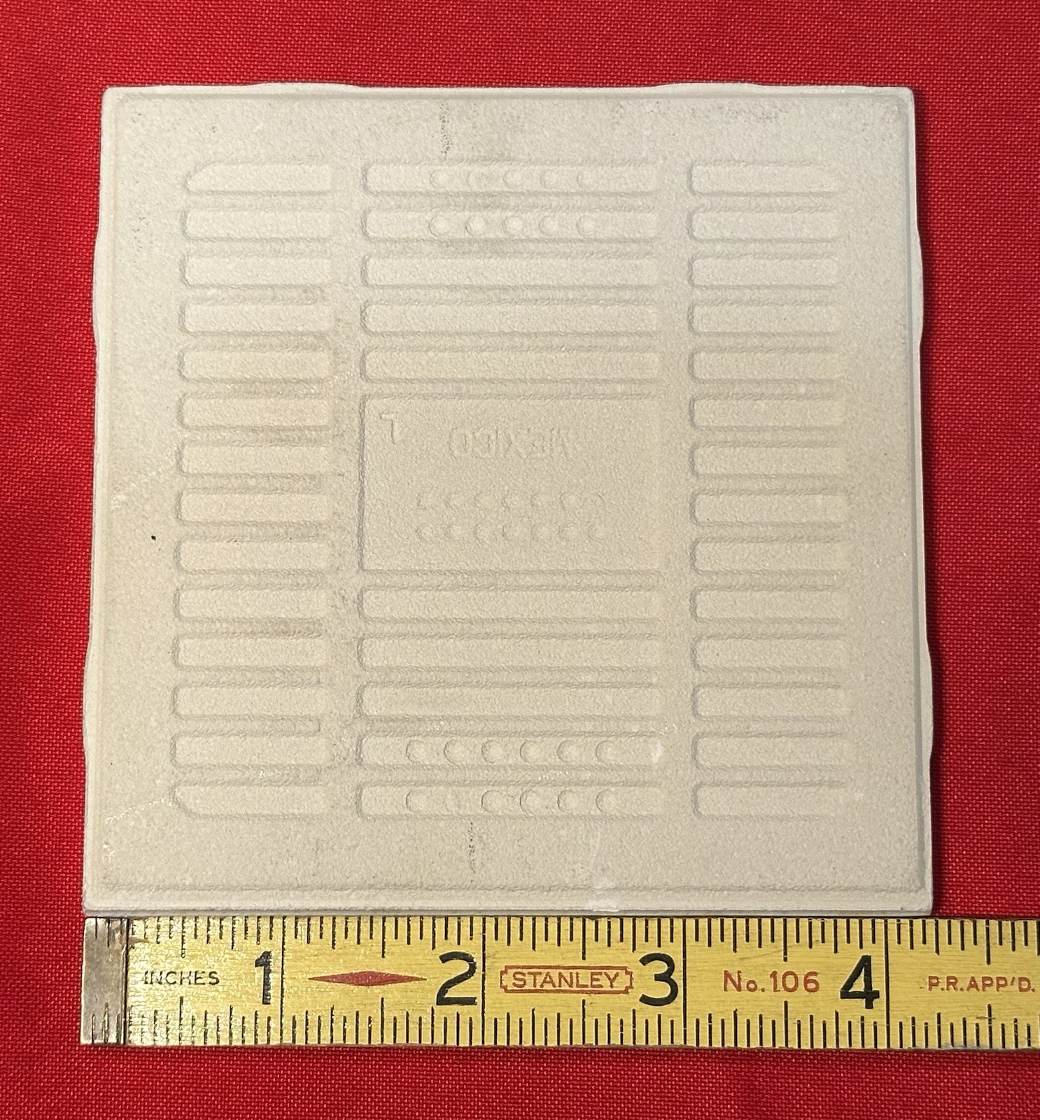 1 pc. Gloss Biscuit #175 by Daltile Co. 4-1/4″ Ceramic Surface Bullnose Tile
