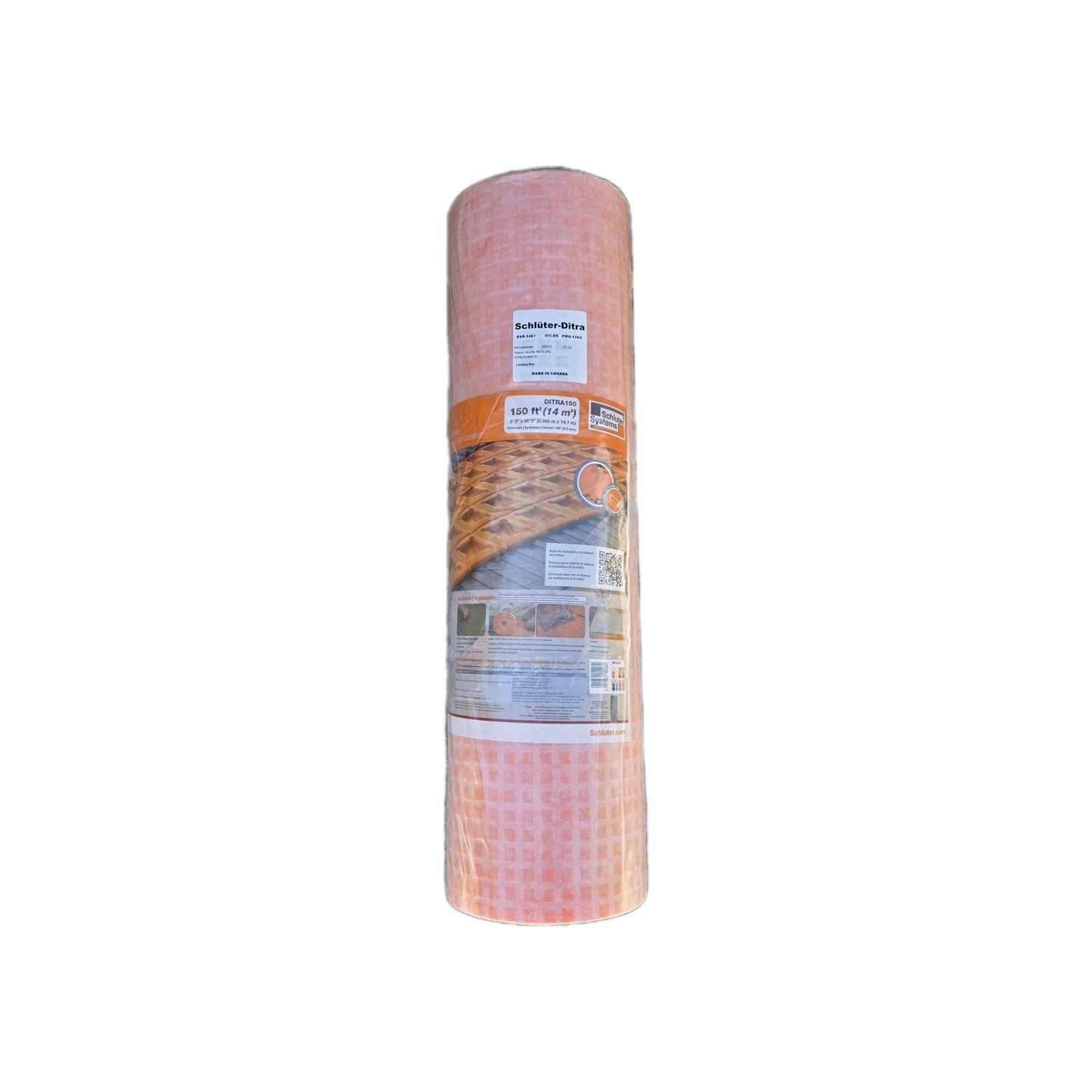 Schluter Ditra 150 sq. ft. 3 ft. 3 in. x 45 ft. Uncoupling Membrane DITRA150