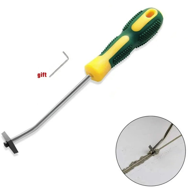 1pc Tile Grout Remover Tungsten Steel Drill Bit Gap Cleaner Tool – NEW