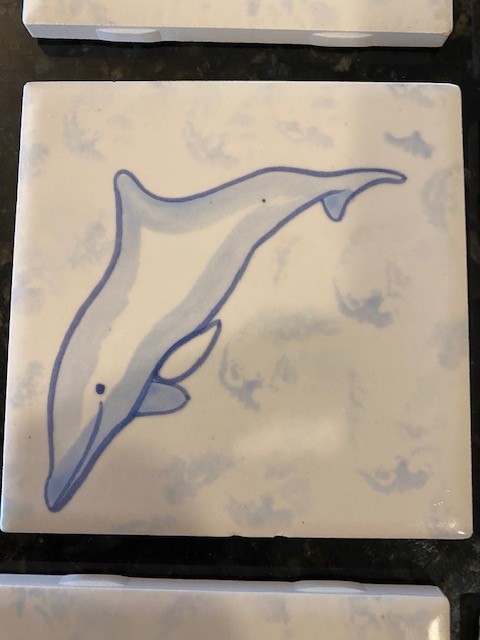 Decorative Wall Tile – Ocean Themed 12 Tiles