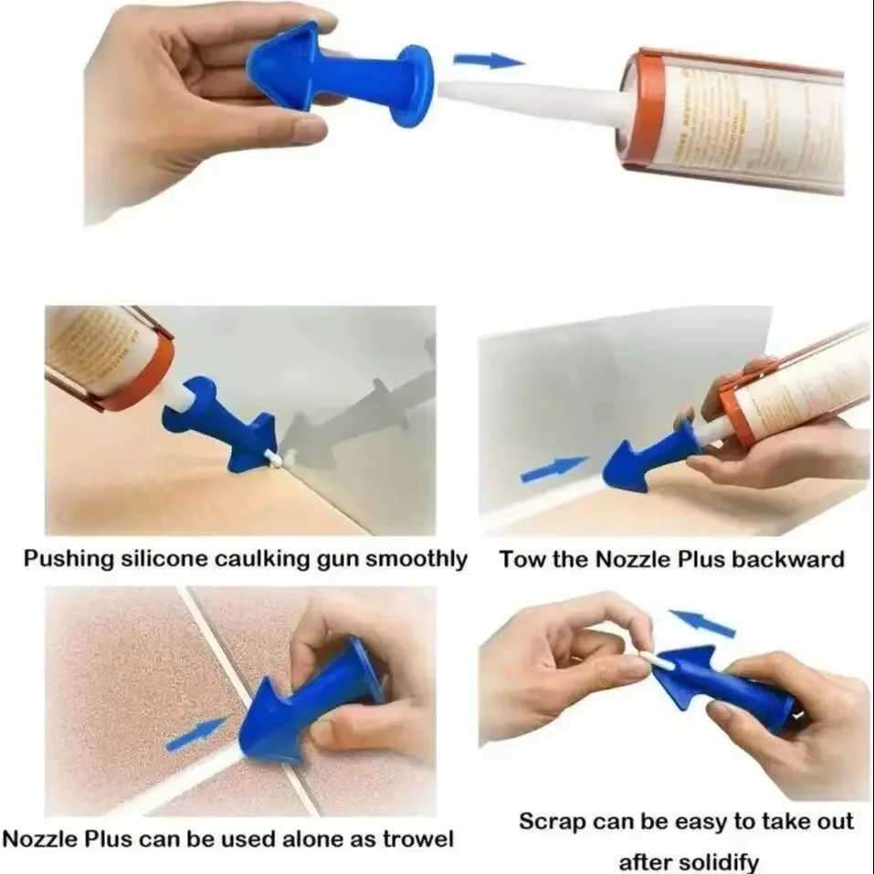 Precision Finishing Manual Grout Applicator Tool Durable Plastic Construction To