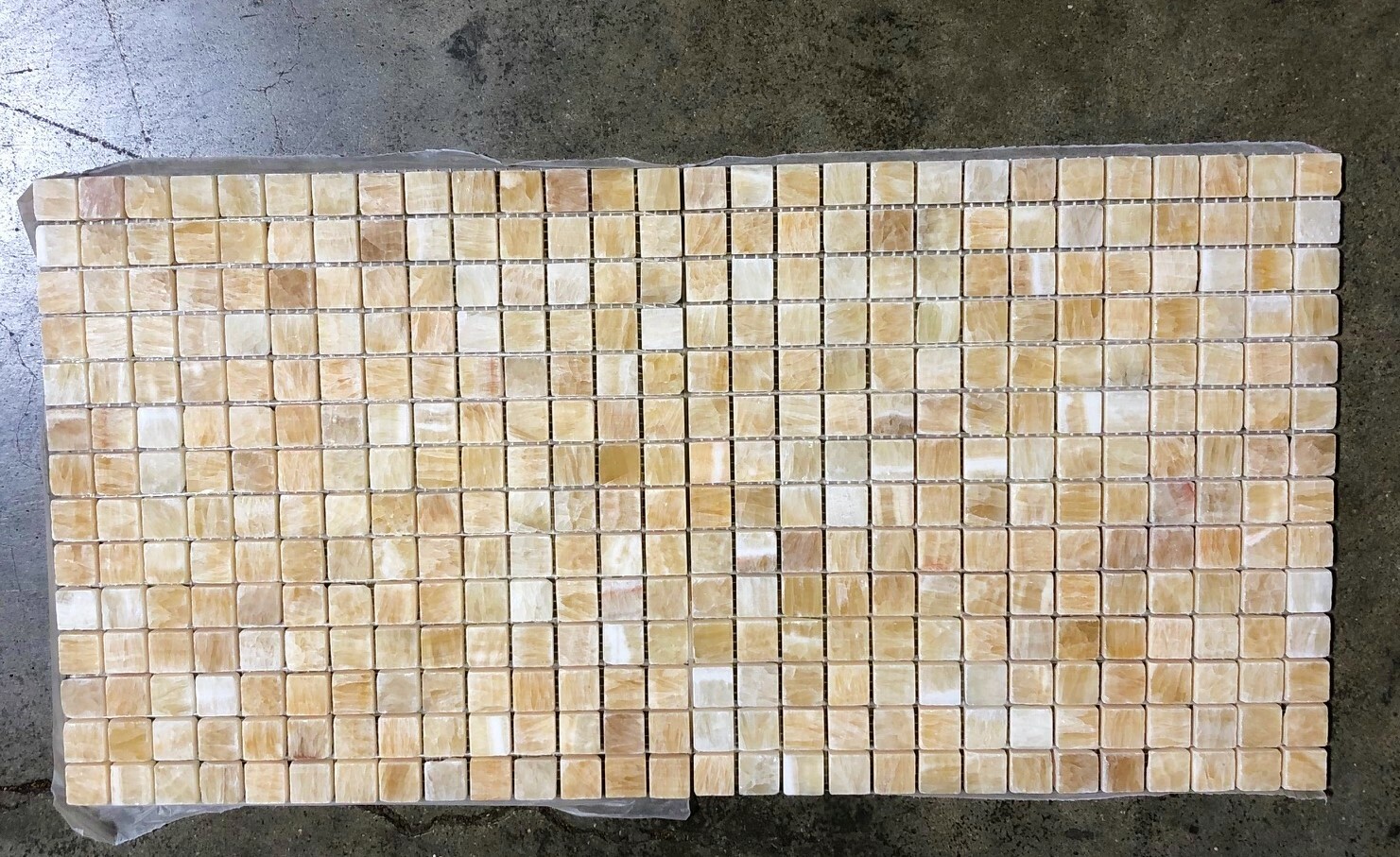 12×12 Tile Mosaic Honey Onyx Remodel Stone Backsplash BOX OF 5 Tiles T-31