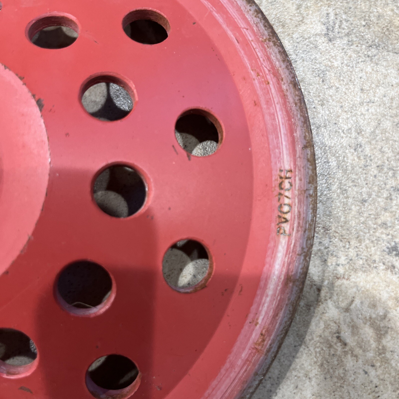 Lot Of Pearl Abrasive PV7CH Concrete & Masonry Cup Wheel Single 7” & Unbranded