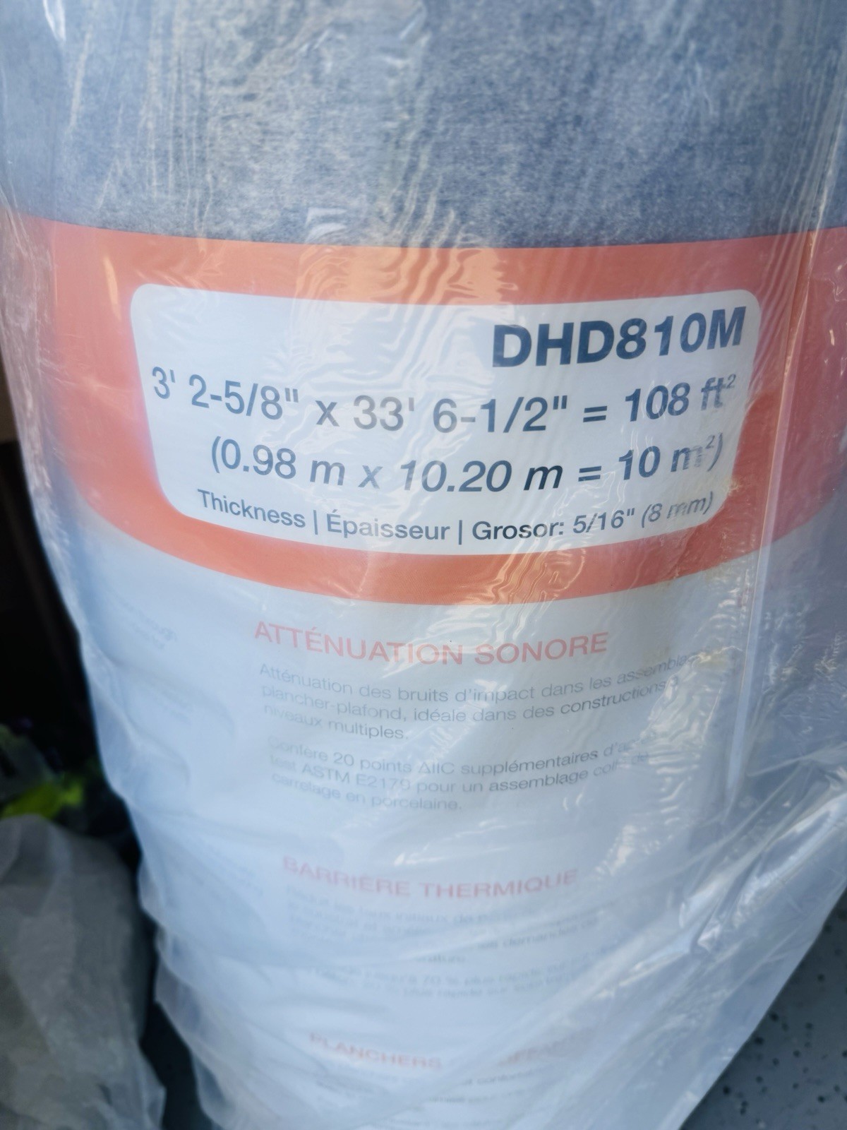 Schluter DHD810M Ditra Heat DUO Uncoupling Floor Membrane 108 Ft² Roll Underlay