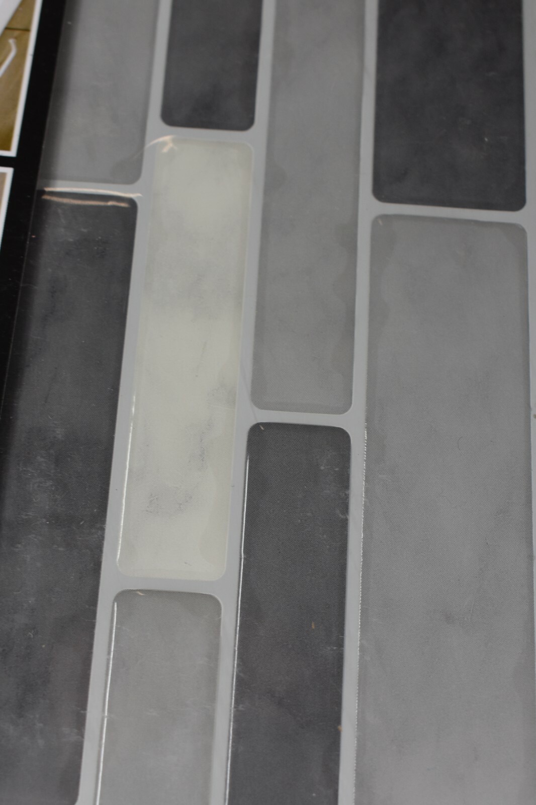 Lot Of 9 Various Style Decor Wall Self Adhesive Tiles Stick Marble Design