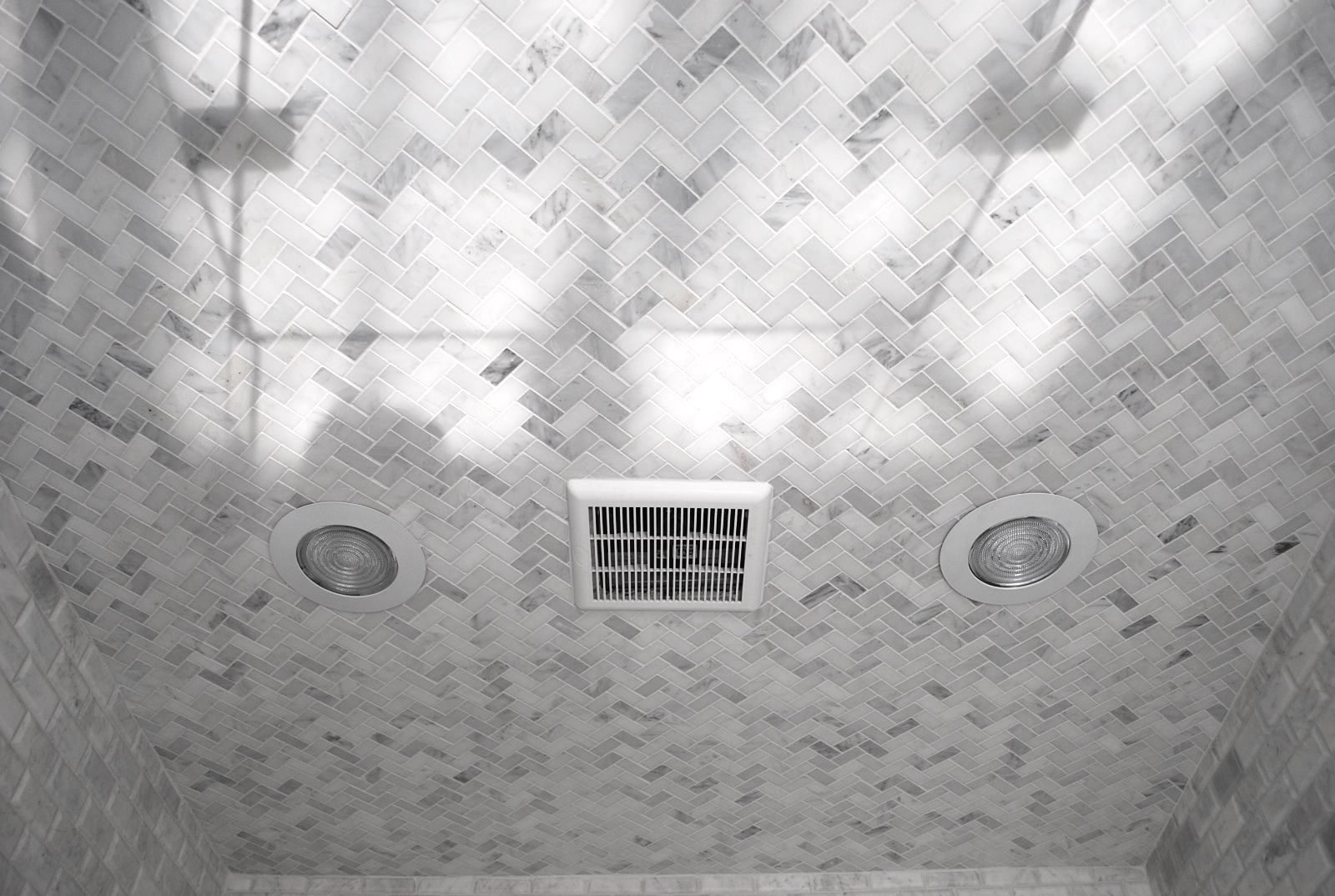 3/4X1 3/8 Carrara Herringbone Honed Marble Kitchen Mosaic Tile Floor Backsplash