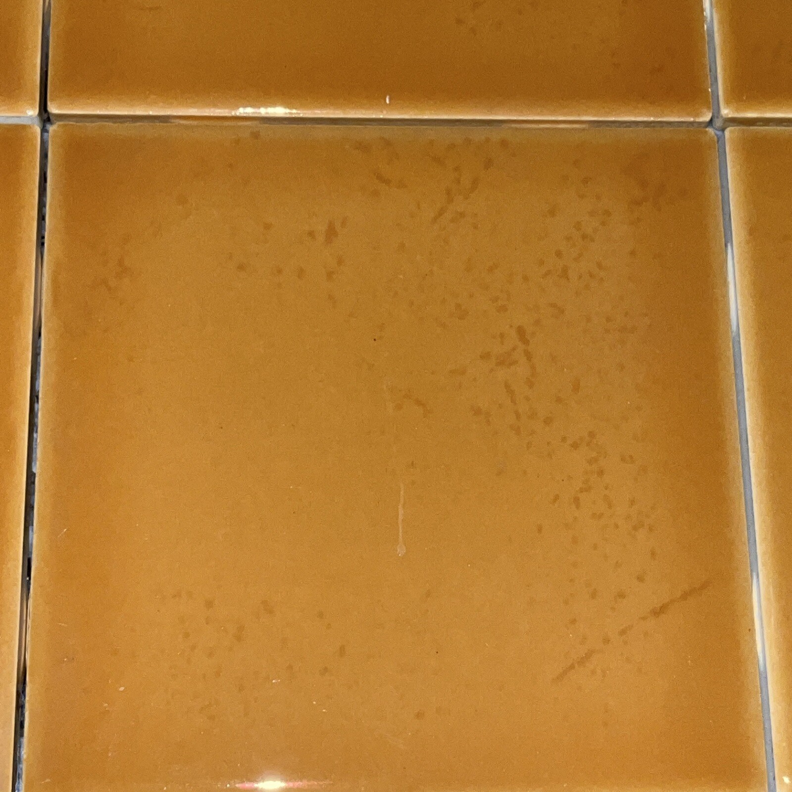 6 pcs. Mustard Seed KK04 Ceramic Tiles Daltile 4-1/4″ New Free Shipping USA