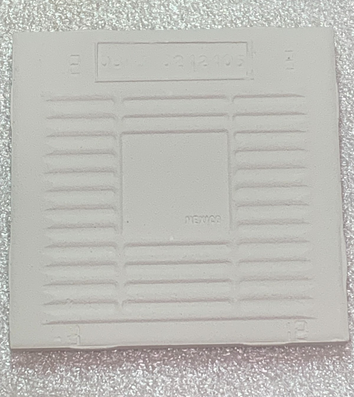 Vintage New American Olean 4 1/4″ x 4 1/4″ Seagull Gray #0043 Gloss *10* pcs