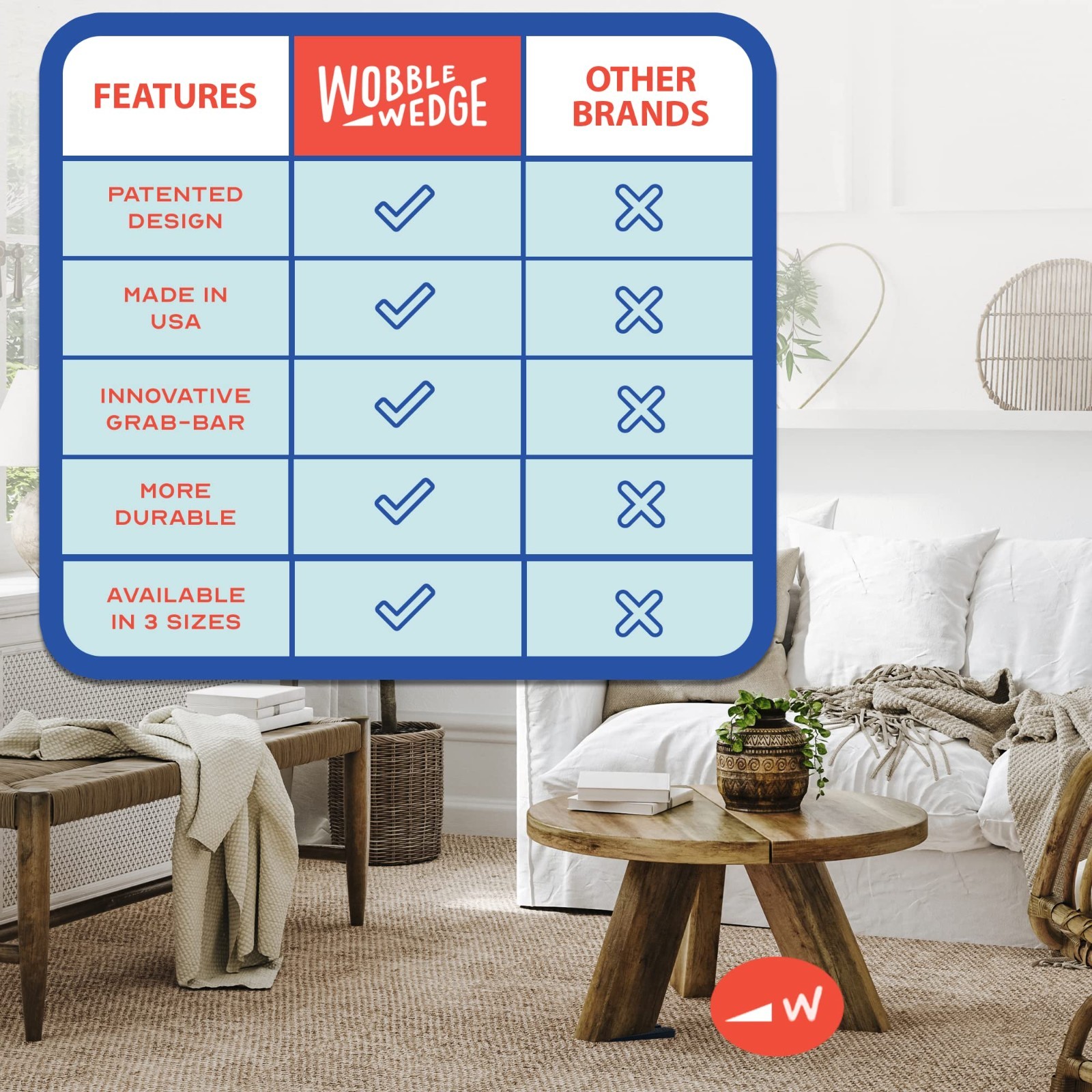 Flexible Plastic Leveling Shims – Home Improvement Furniture & Appliance Wedges