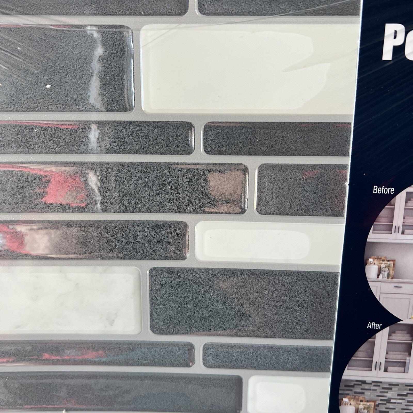 Peel And Stick Mosaics Tile Brand New Full Box Cornerstone Light 40 Sheets