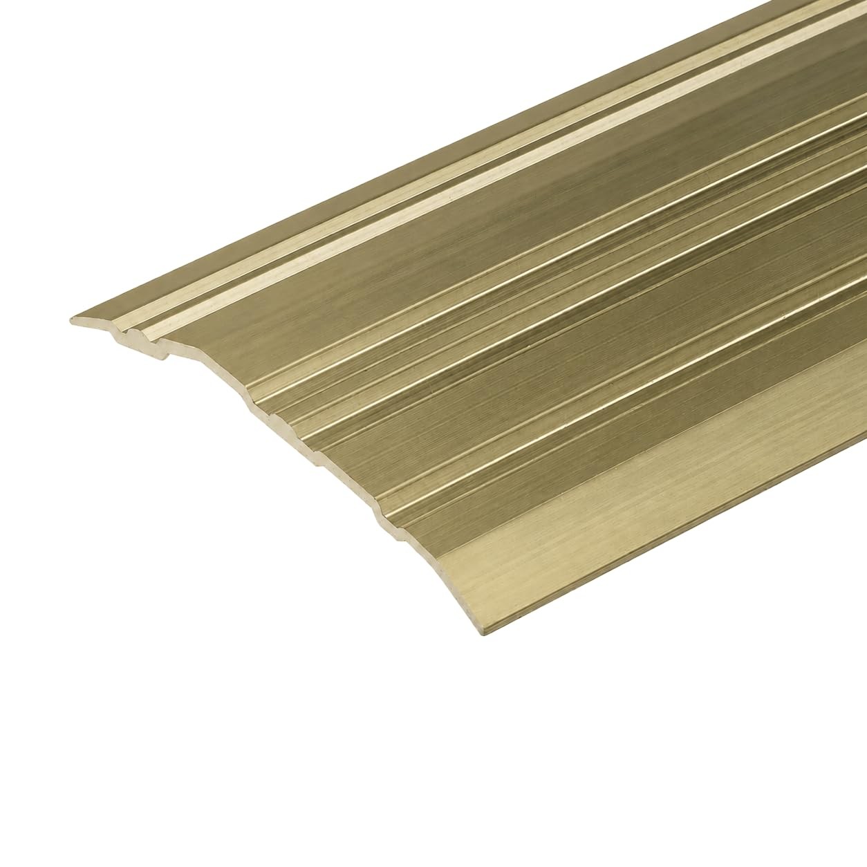 Uneven Floor Transition Gold Aluminum Threshold, 4″ Wide x 3 FT Anodized Gold