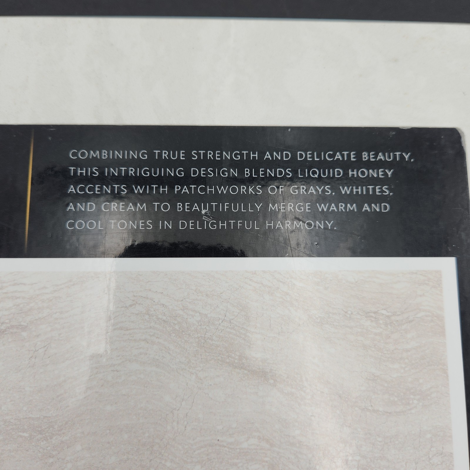 Cambria Ironsbridge Quartz Jumbo Slab Display Tile Countertop Sample