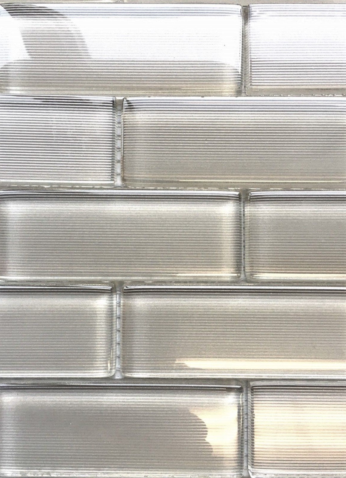 Mardi Gras 1-1/2″ x 4″ Toulouse Striped Glass Mosaic Kitchen Wall Tile