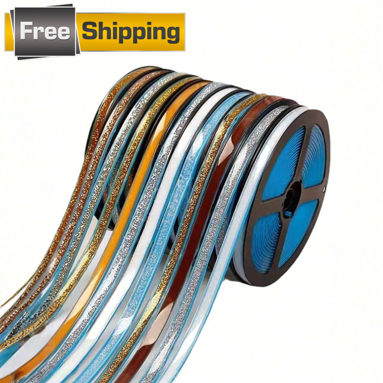6M Ceramic Tile Gap Tape Self Adhesive Waterproof Caulk Strip 8mm Wall Sealing