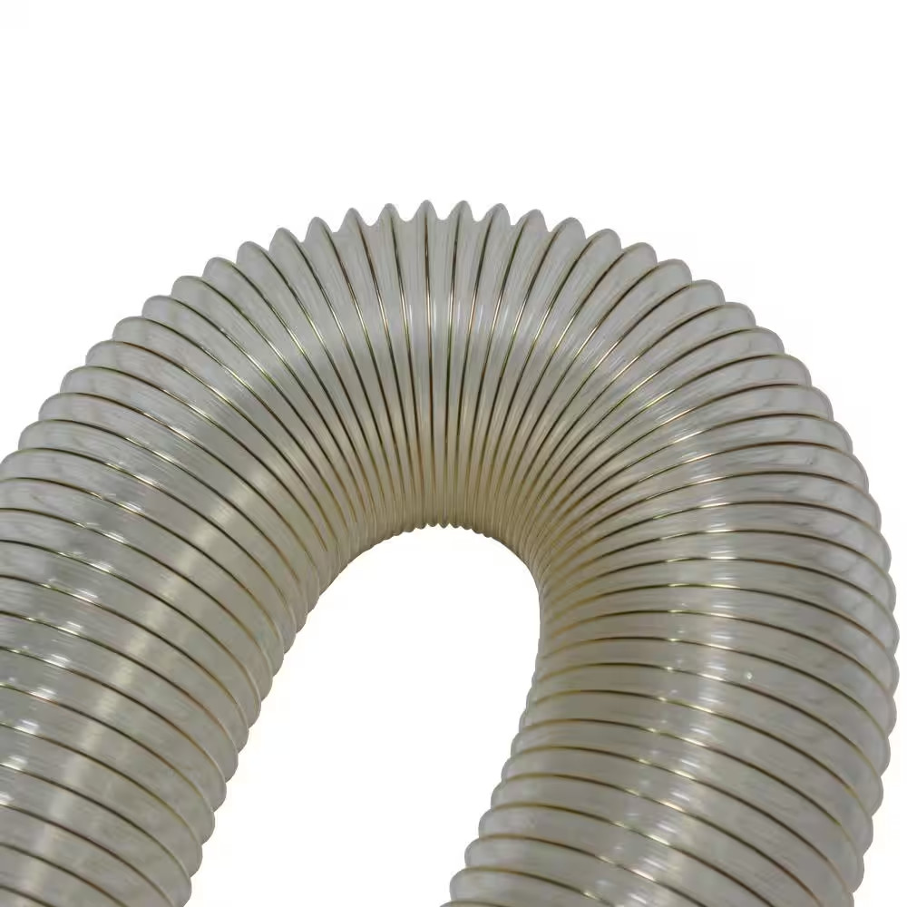 1.75 In. D X 25 Ft. PVC Coil General Purpose Flexible Ducting in Clear