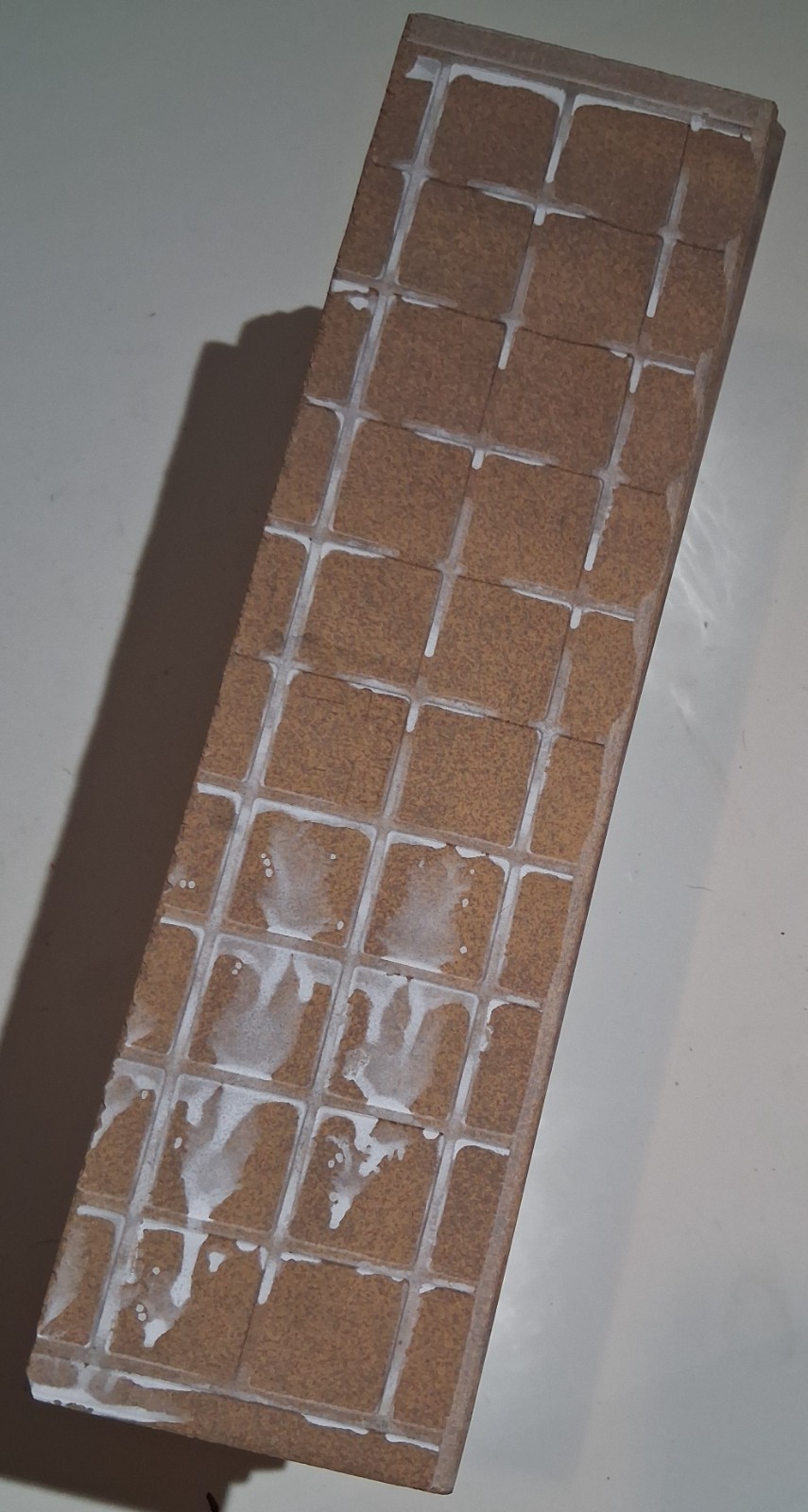 12pc Ceramic Red Rust Limestone Floor and Wall Tile Bullnose Trim 11.75″ x 3.25″