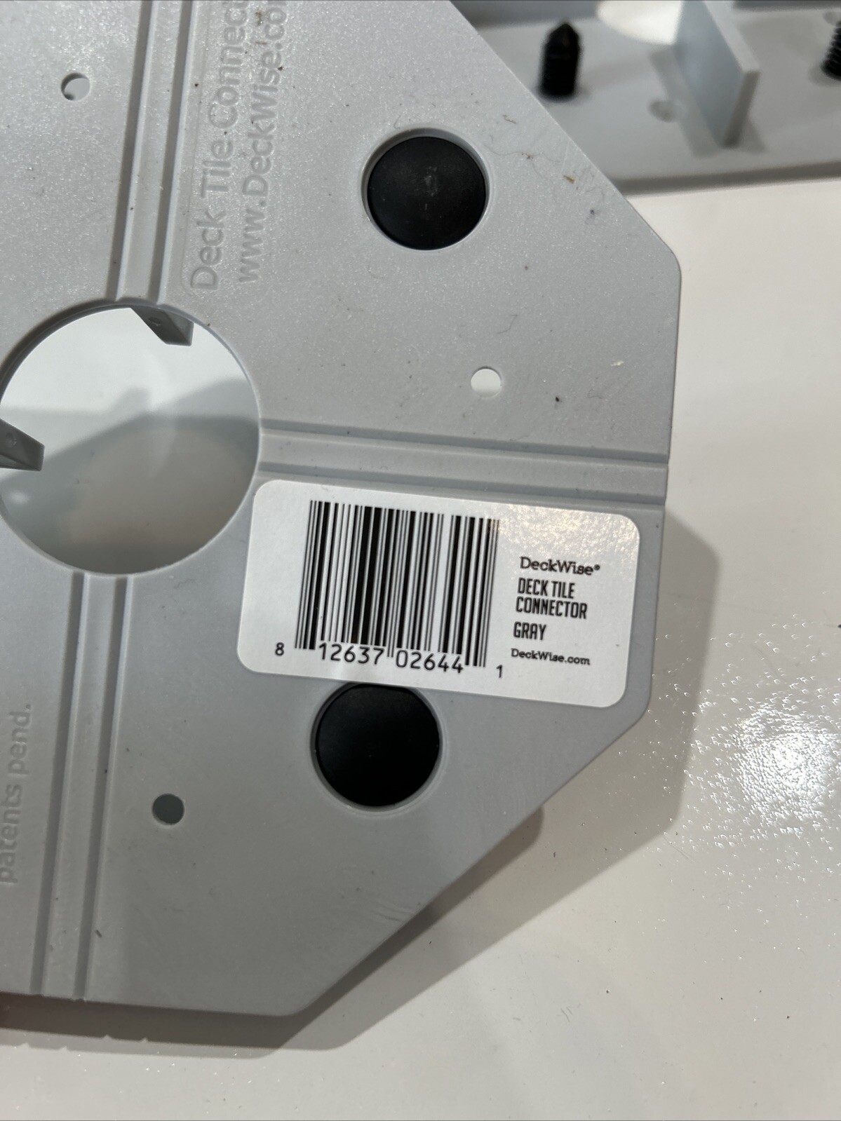 Deck Tile Connector IPE Clip Wise Gray Lot of 5 Pieces