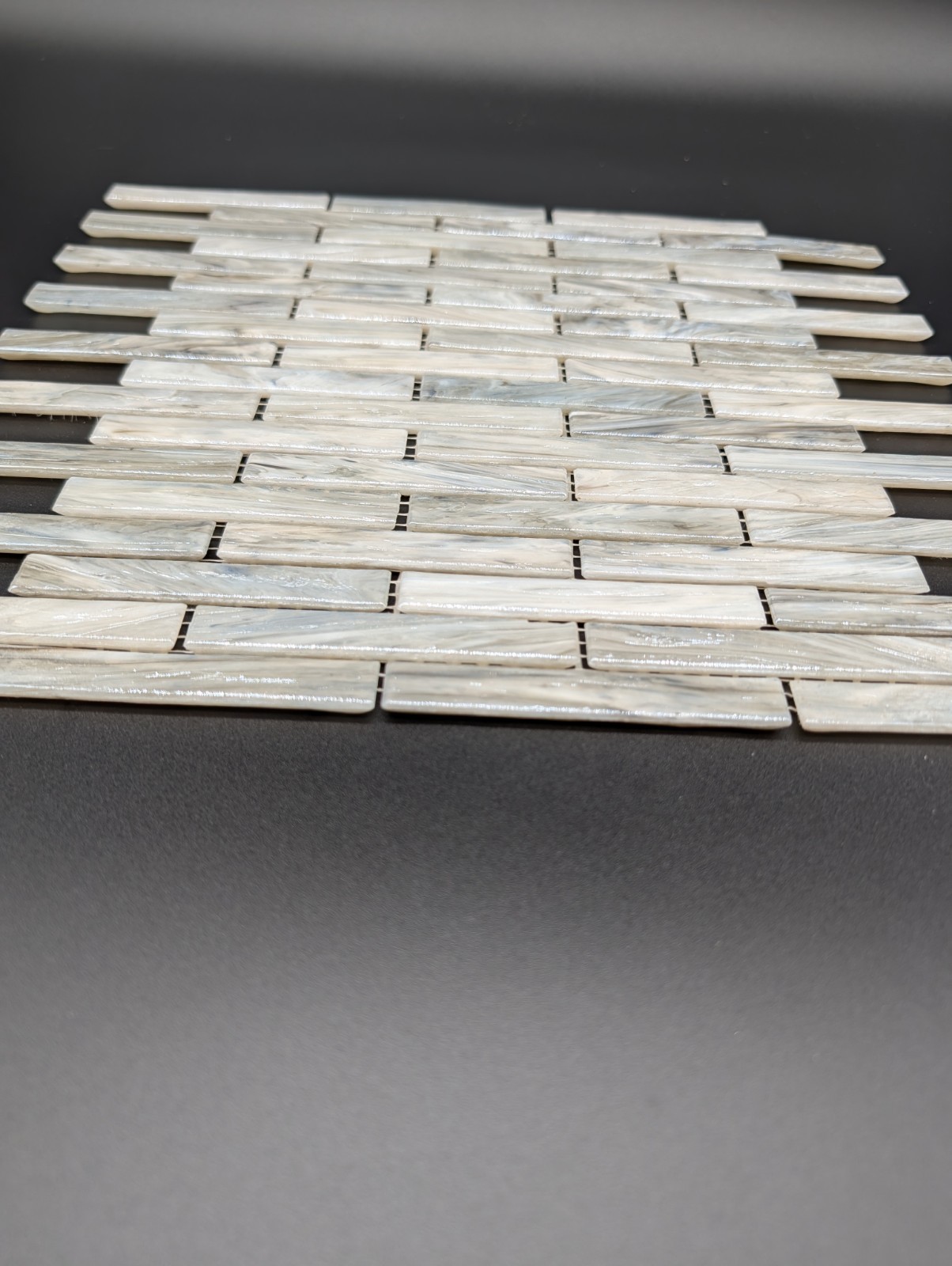 Mosaic Tile, Backsplash Tile, Mother Of Pearl Shell Iridescent Glass 12×12
