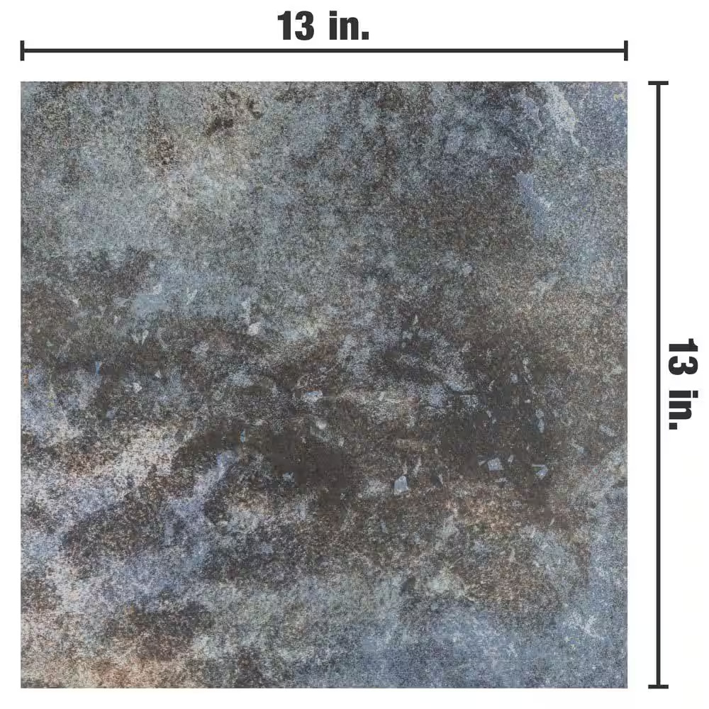 Biotech Ocean Coral Bay Matte 12 In. X 12 In. Porcelain Floor and Wall Tile (11.