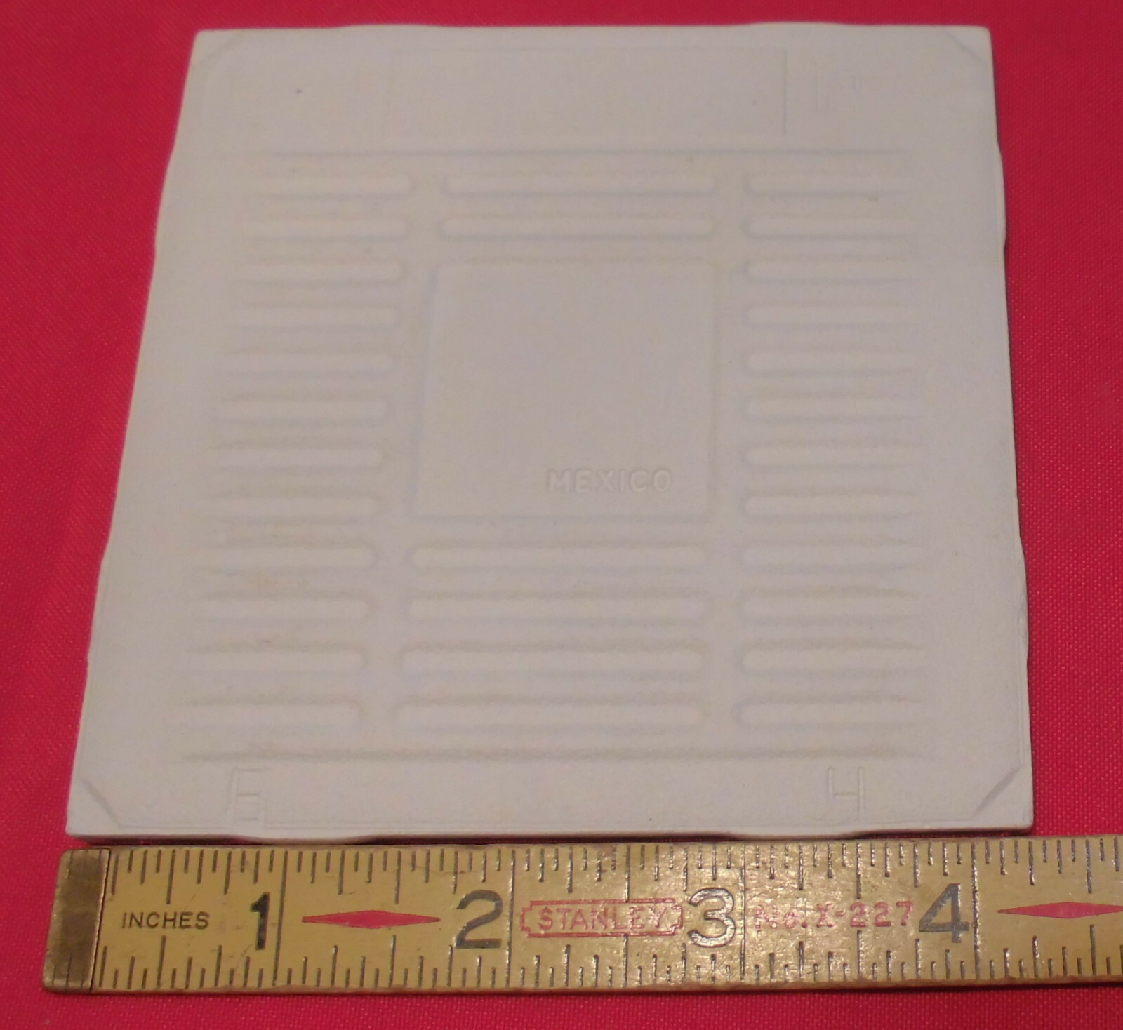 1 pc. *Wood Violet* Glossy Ceramic Tiles by Daltile…4-1/4″ Shiny Purple