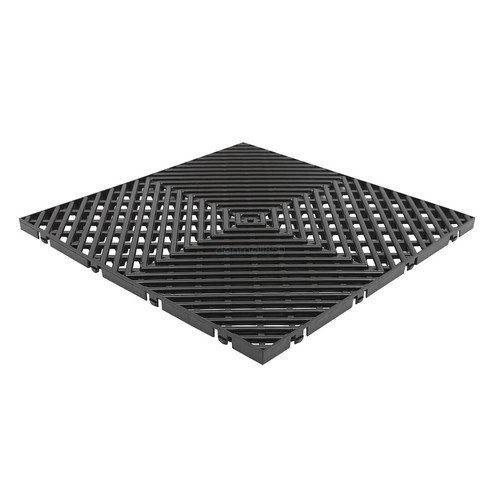 55 PCS 30*30cm Interlocking Deck Tiles Black Anti-Slip PP Deck Tile Modern SALE