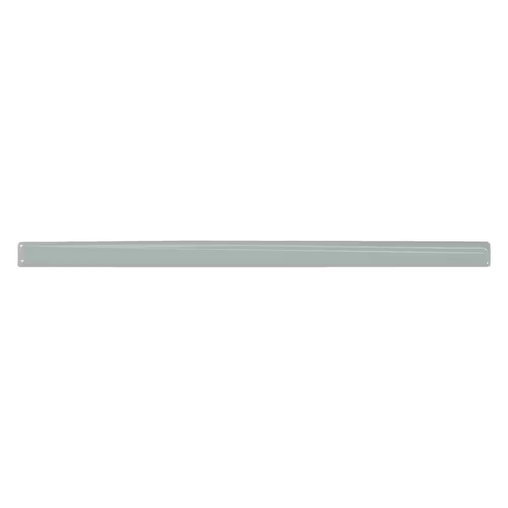 Marin 0.5 In. X 12 In. Jolly Miter Edge Ceramic Trim in Aloe Green
