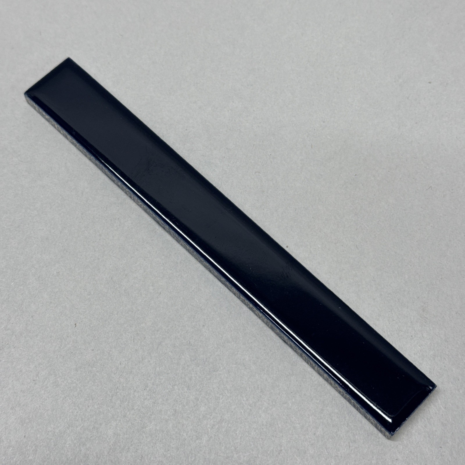 Navy Blue Pencil Liner Ceramic Florida Tile 3/4×6 Vintage Mid Century Modern FT