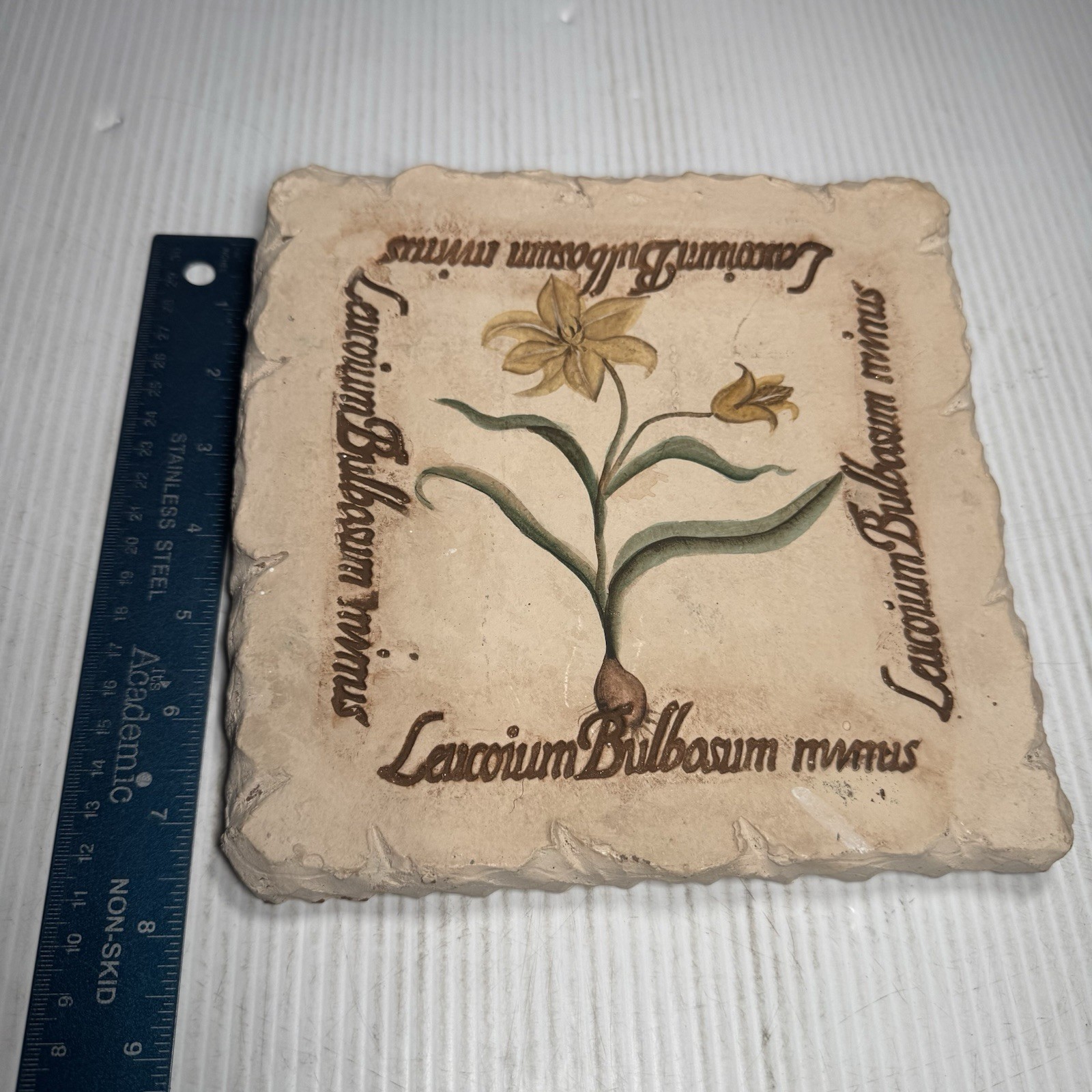 8×8 Bulb flower Tile Home Decor Yellow Flower