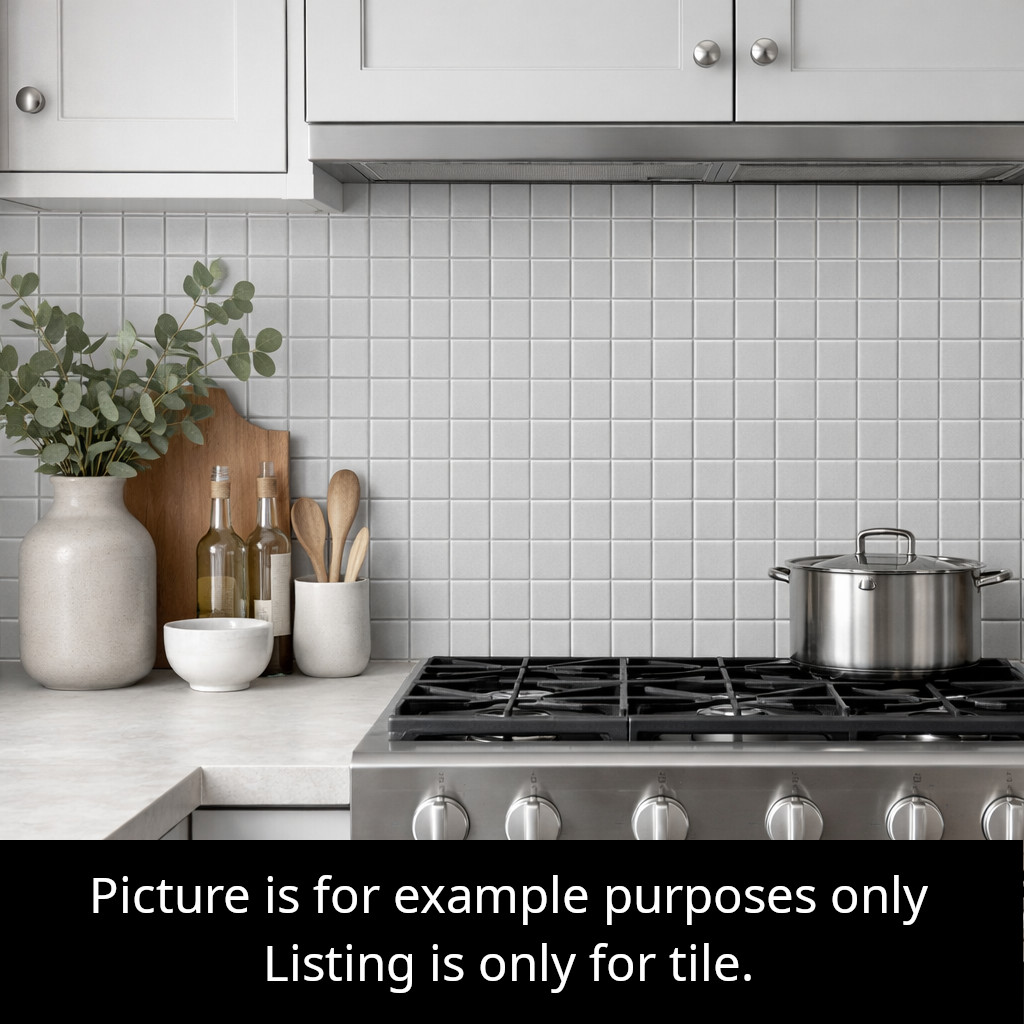 Gray Glossy Wall Tile 2×2 Remodel Bathroom Border Ceramic C#514 10 SQ FT