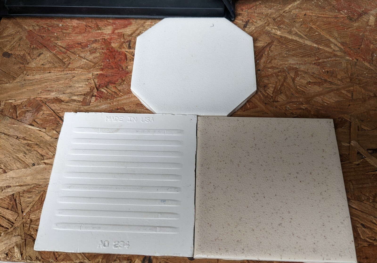 2 pcs American Olean Crystalline Buckwheat #392 square Ceramic Tile 4-1/4″