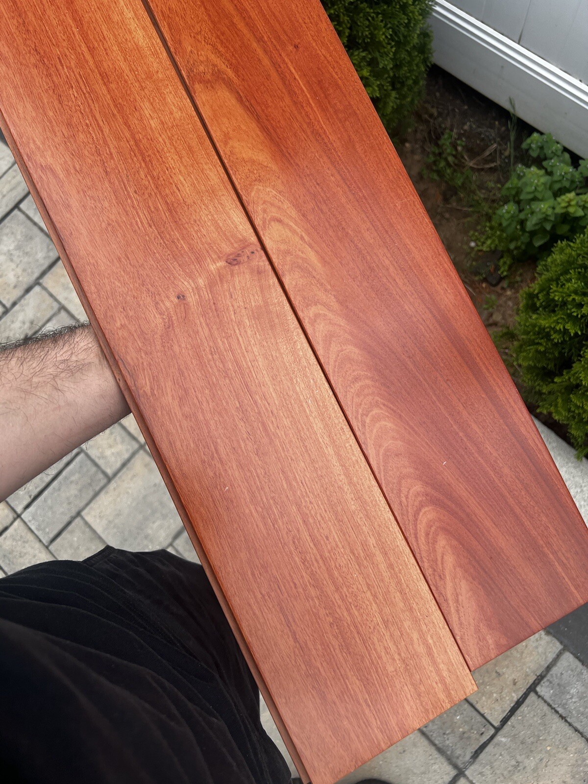 Solid hardwood flooring
