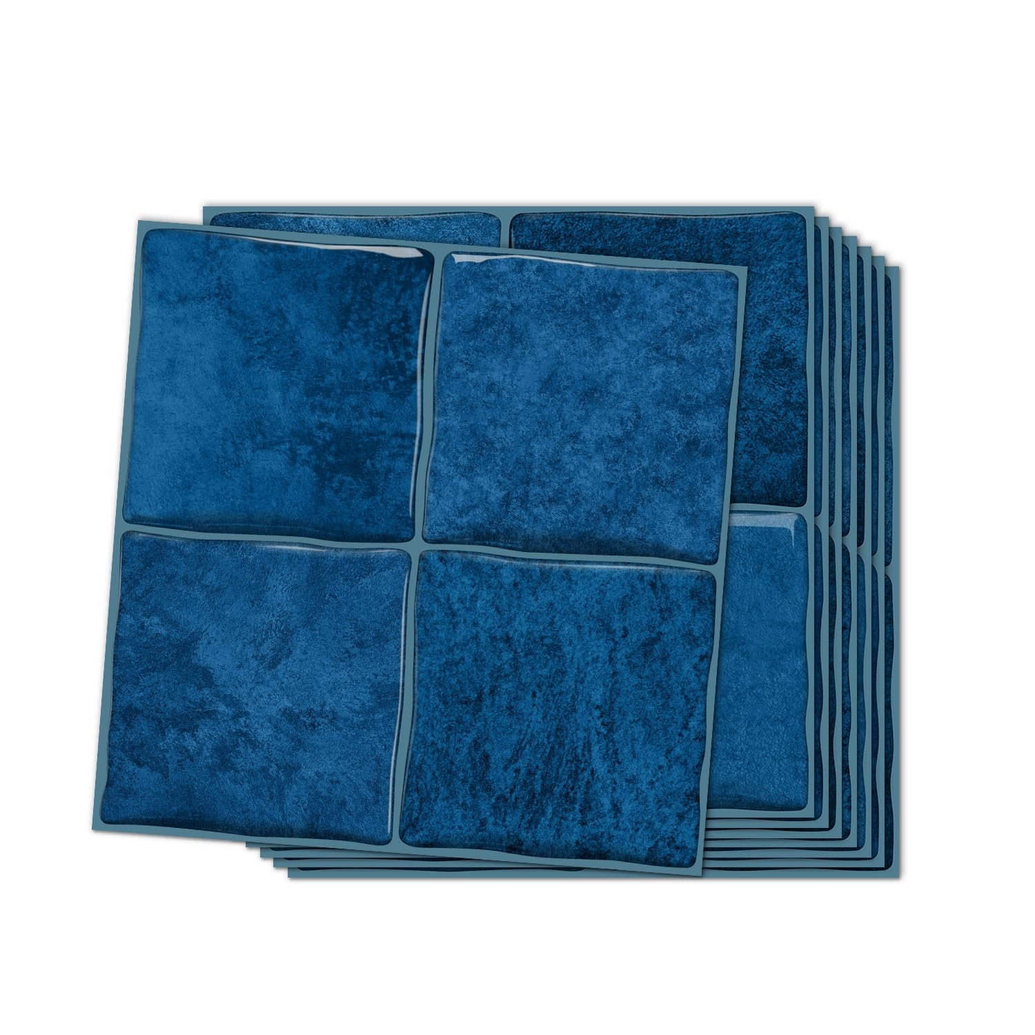 24 Sheets Thicker Peel and Stick Backsplash Tile, 6×6-3D Self-Adhesive Square…