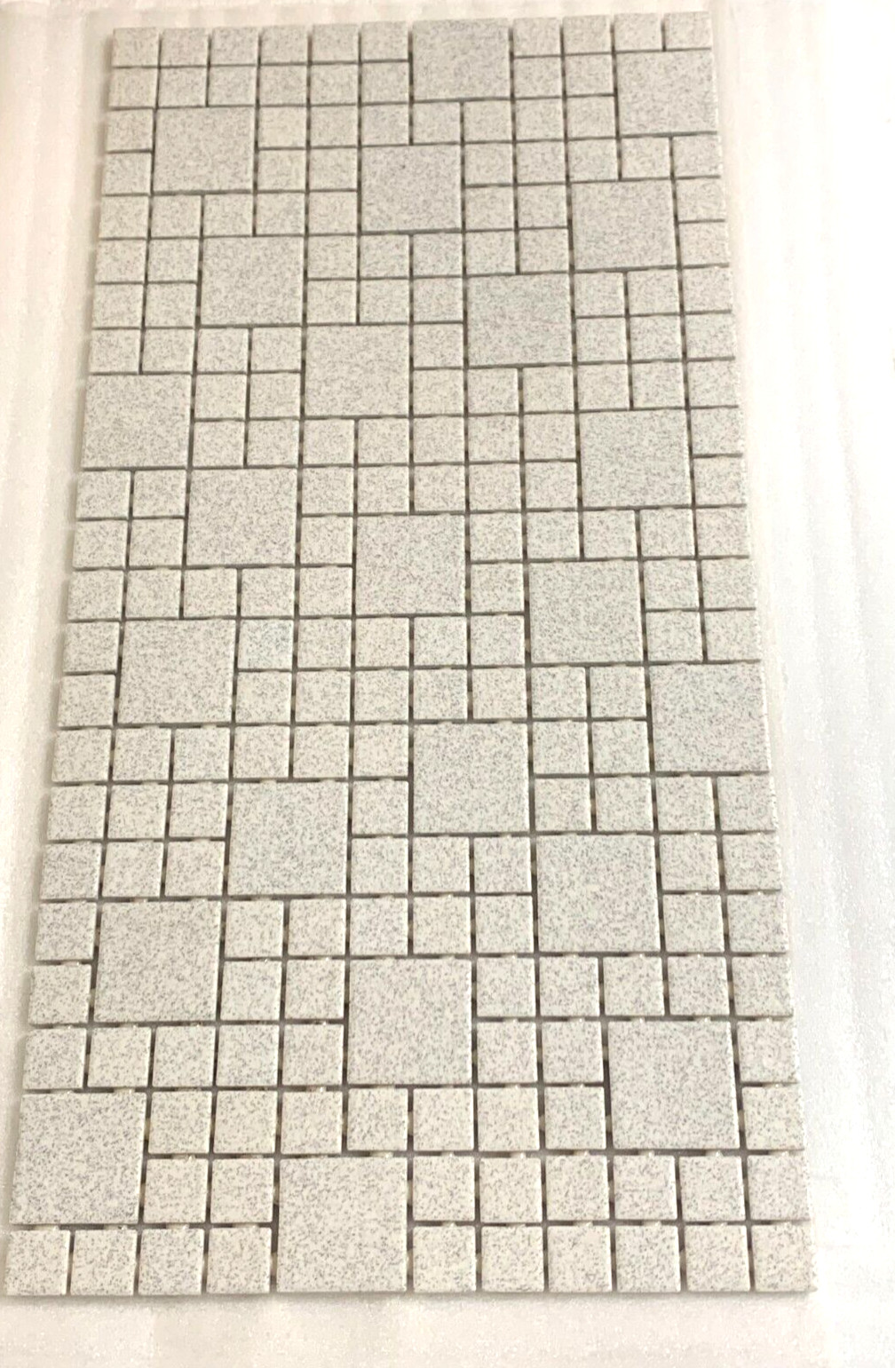 New Daltile Mosaic Keystone 12″ x 24″ Floor Tile White/Black Speckled *120sqft*
