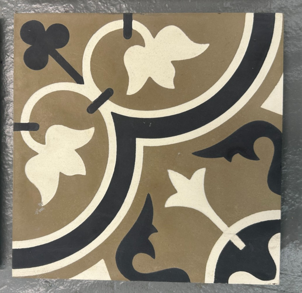 4 LILI SOPHIA ENCAUSTIC CEMENT TILES Designer Stone 16 x 16 Floor Mosaic Vietnam
