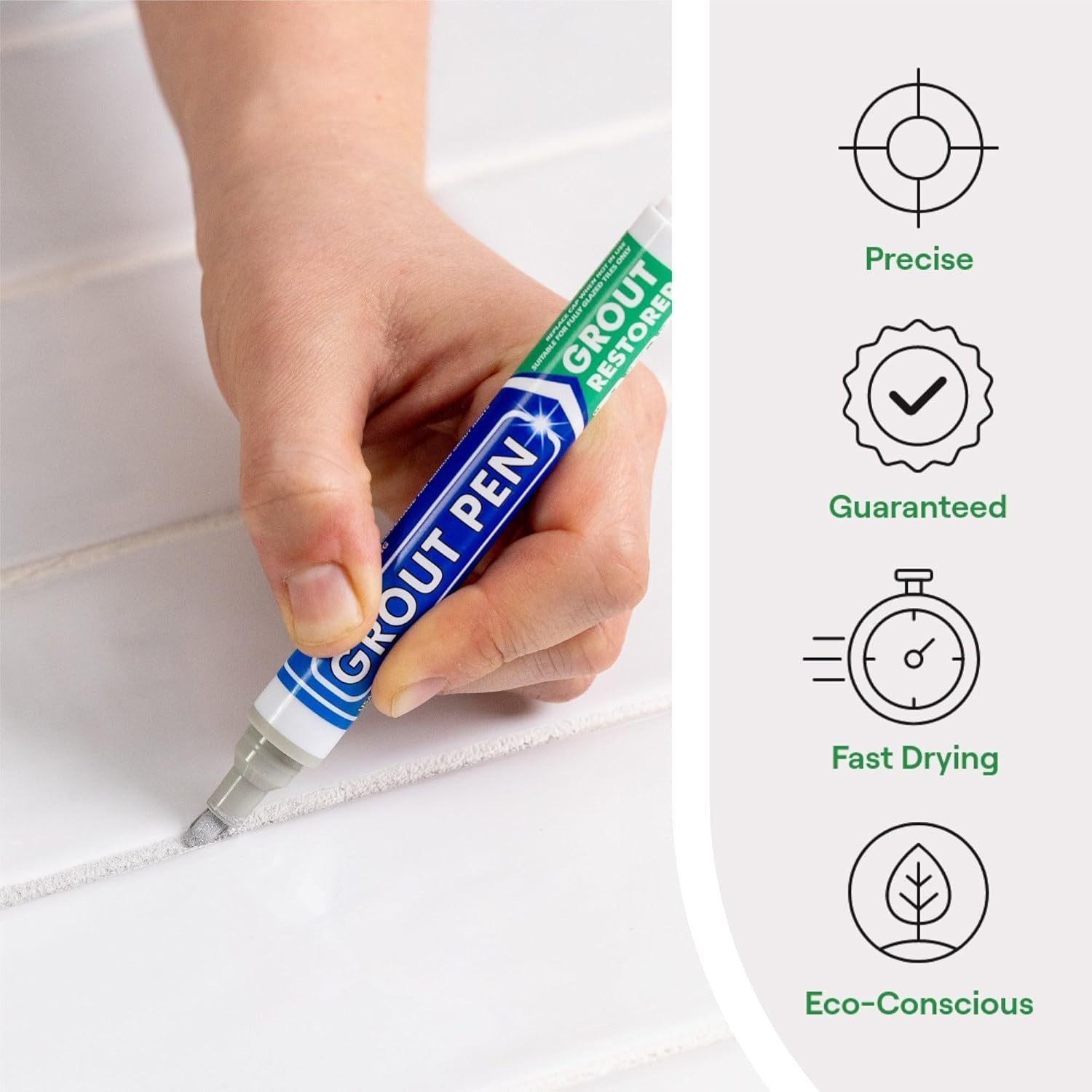 Grout Pen Light Grey Tile Paint Marker: Waterproof Grout Paint, Tile Grout Co…