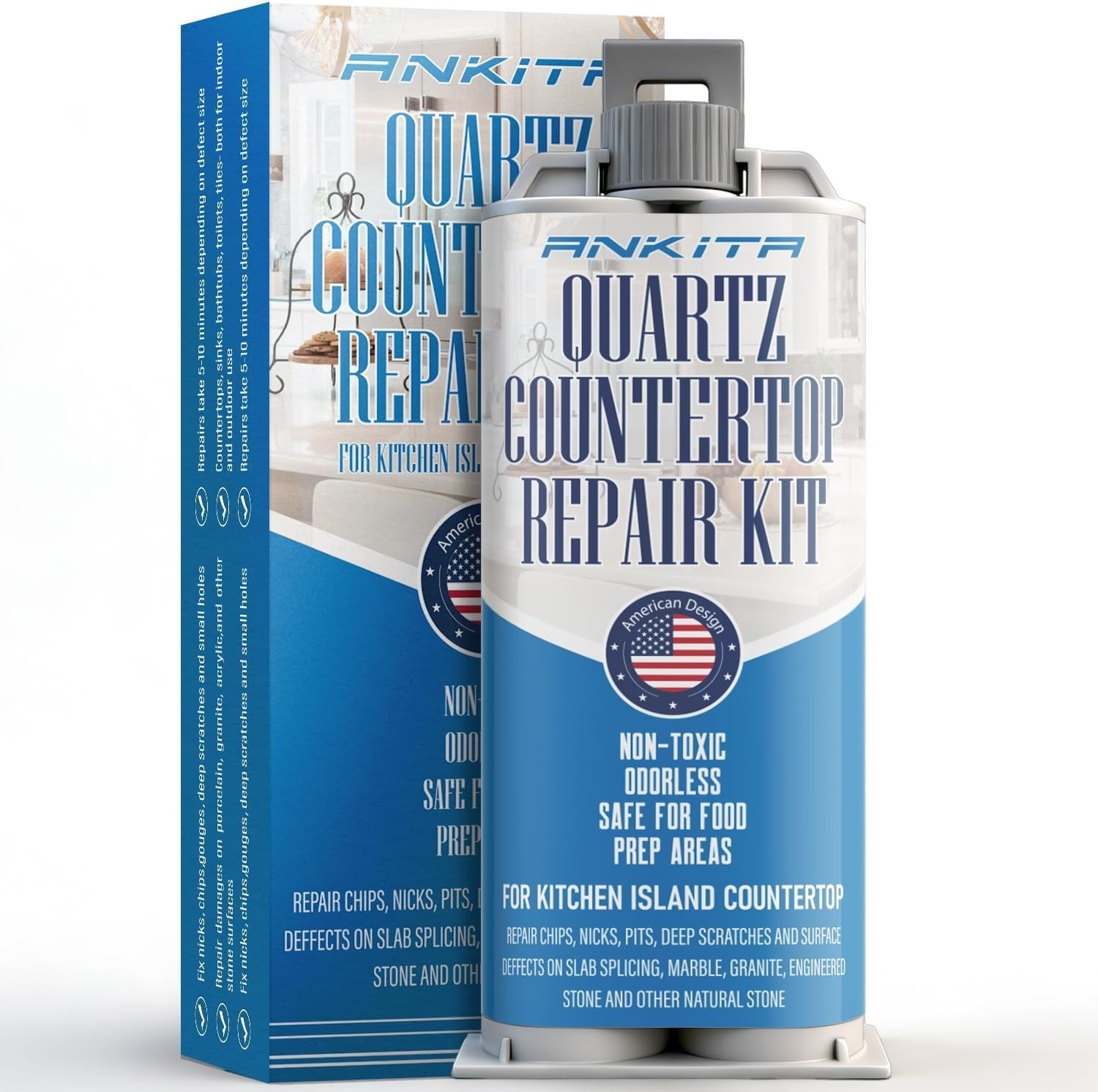 Super Strong Adhesive Quartz Repair Solution – Perfect for Countertop Damage