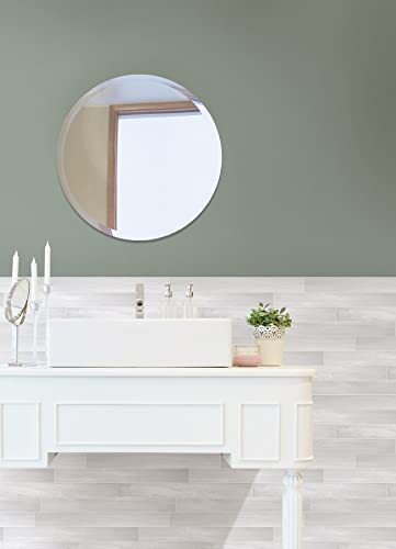 InHome ARB4256: Ash Porcelain Planks Peel & Stick Rolled Backsplash Tile, Off