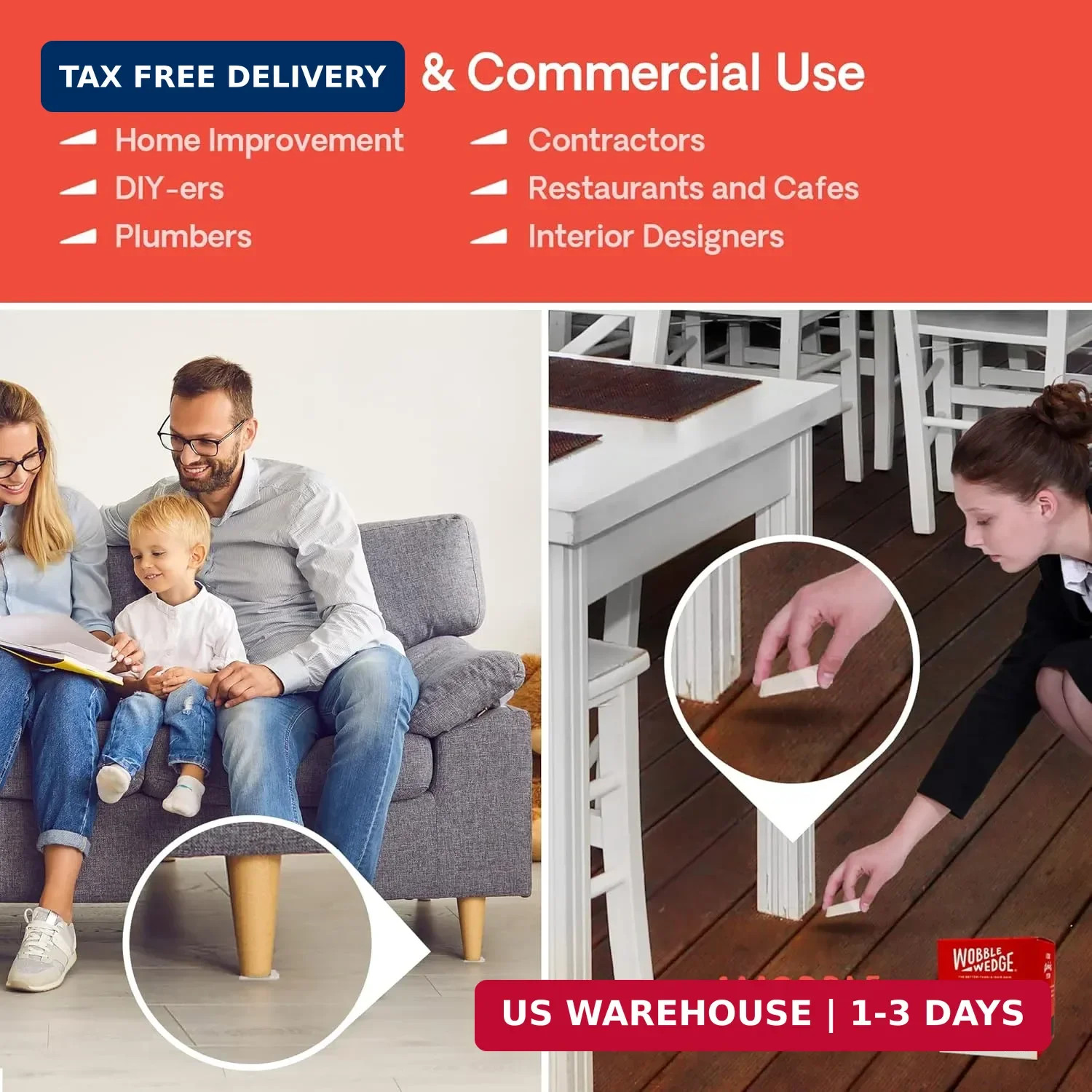 Flexible Plastic Shims – Leveling Shims for Home Improvement, Furn