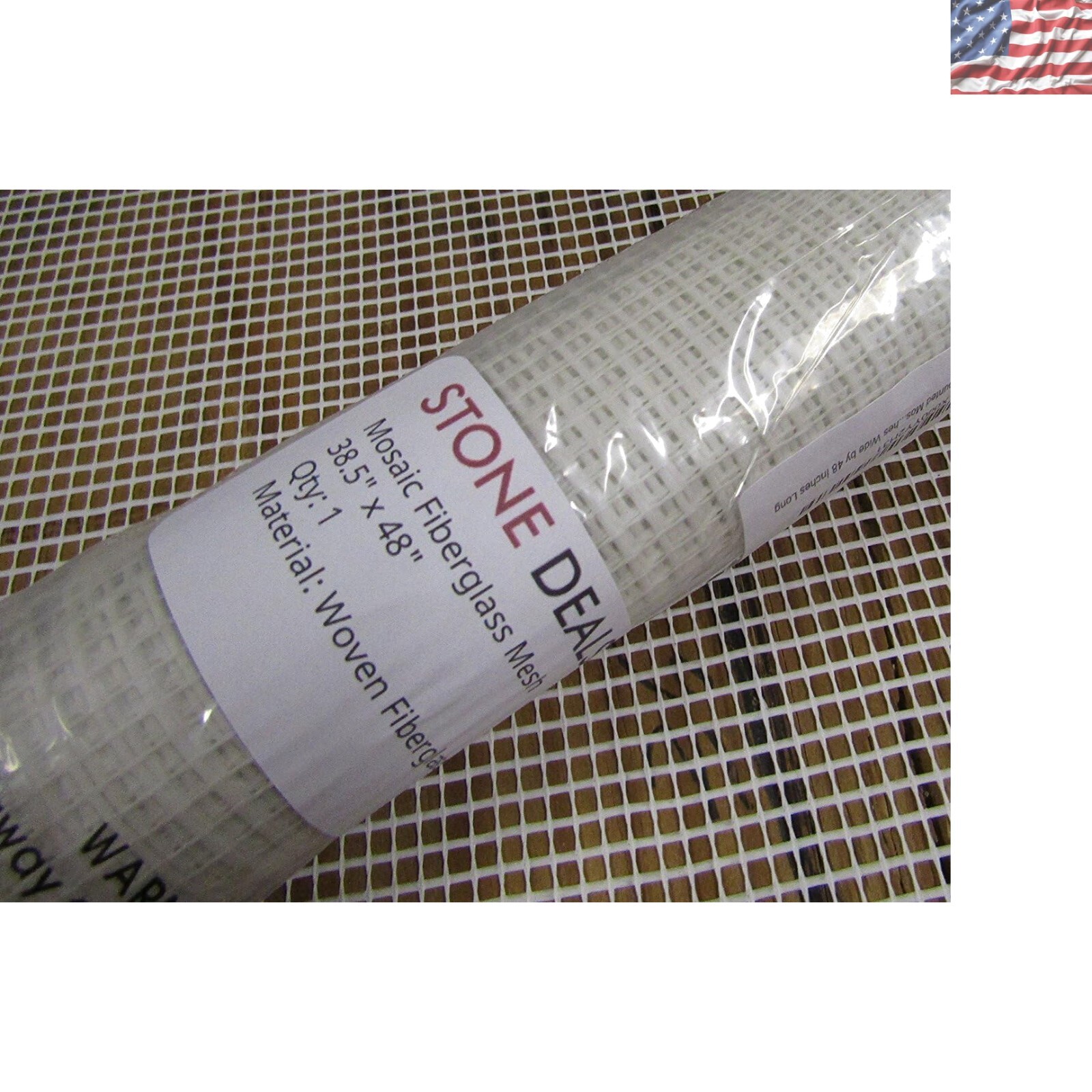 Flexible 38″ x 48″ Fiberglass Mesh for Heavy-Duty Tile Projects – Fire Resistant