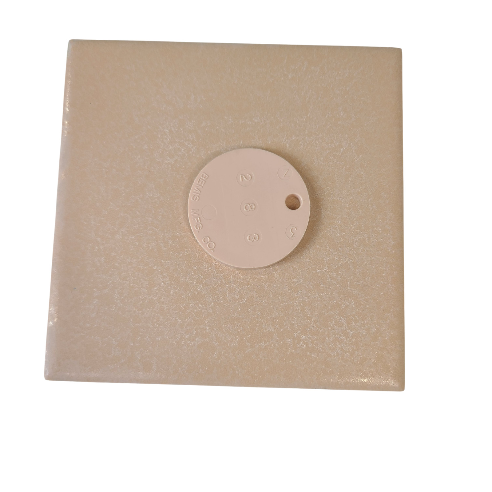 Peach Pink Ceramic Tile 4 3/8 inch Florida Tile FT Crystalline Tuscan Tan 283