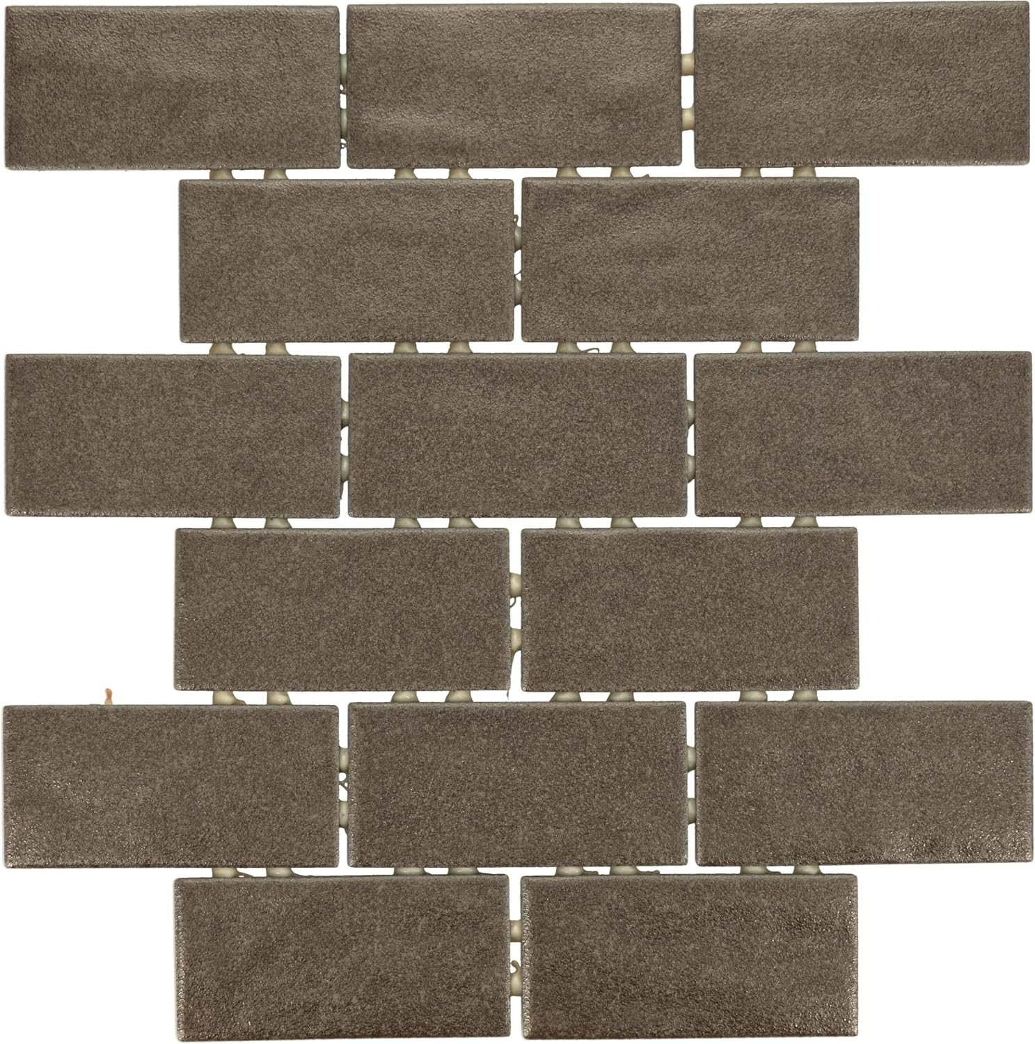 Matte Metallic 2″ x 4″ Ceramic Mosaic Tiles – 9.96 SQFT per Carton
