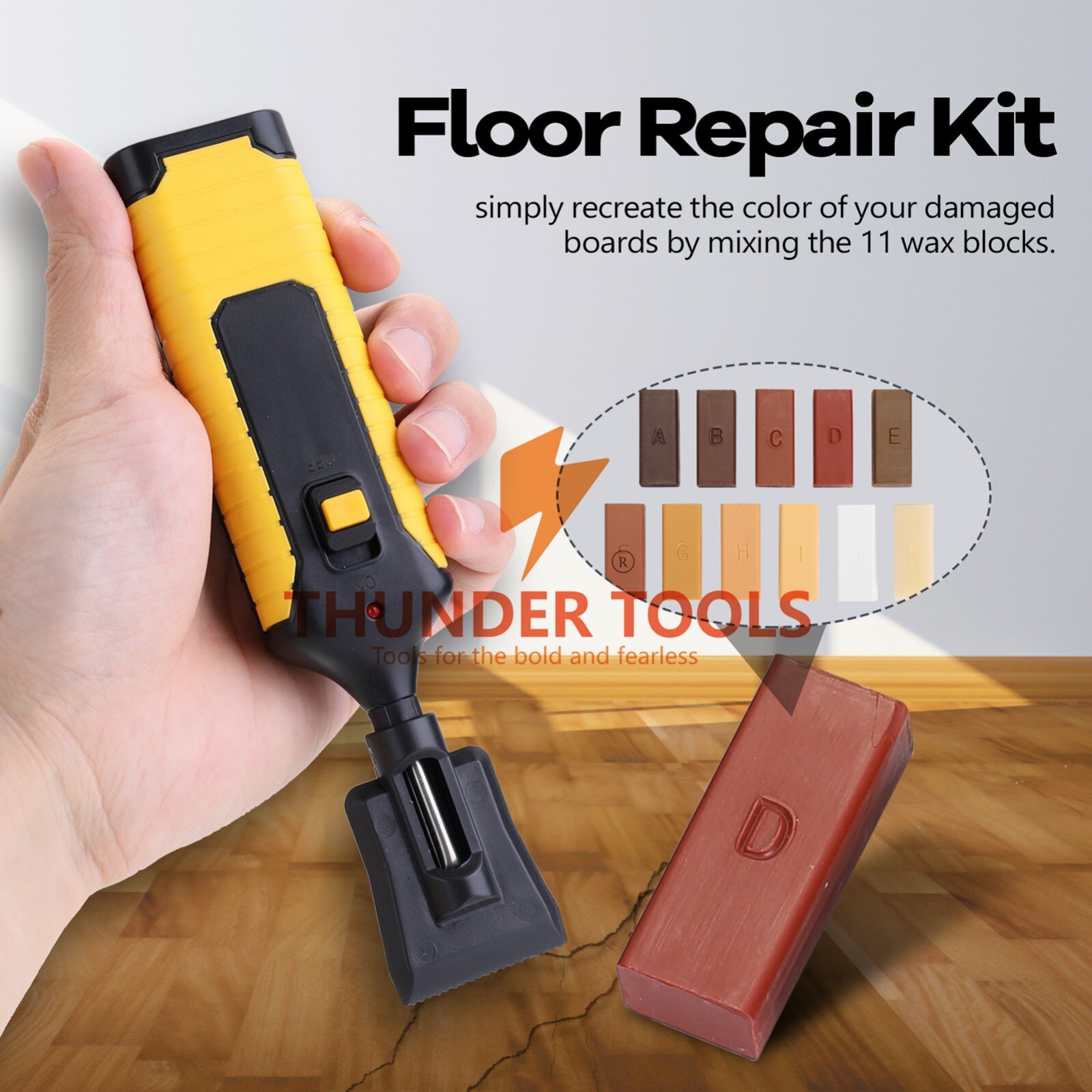 Household Laminate Repairing Kit Floor Repairs Kit DIY Multifunctional Wood