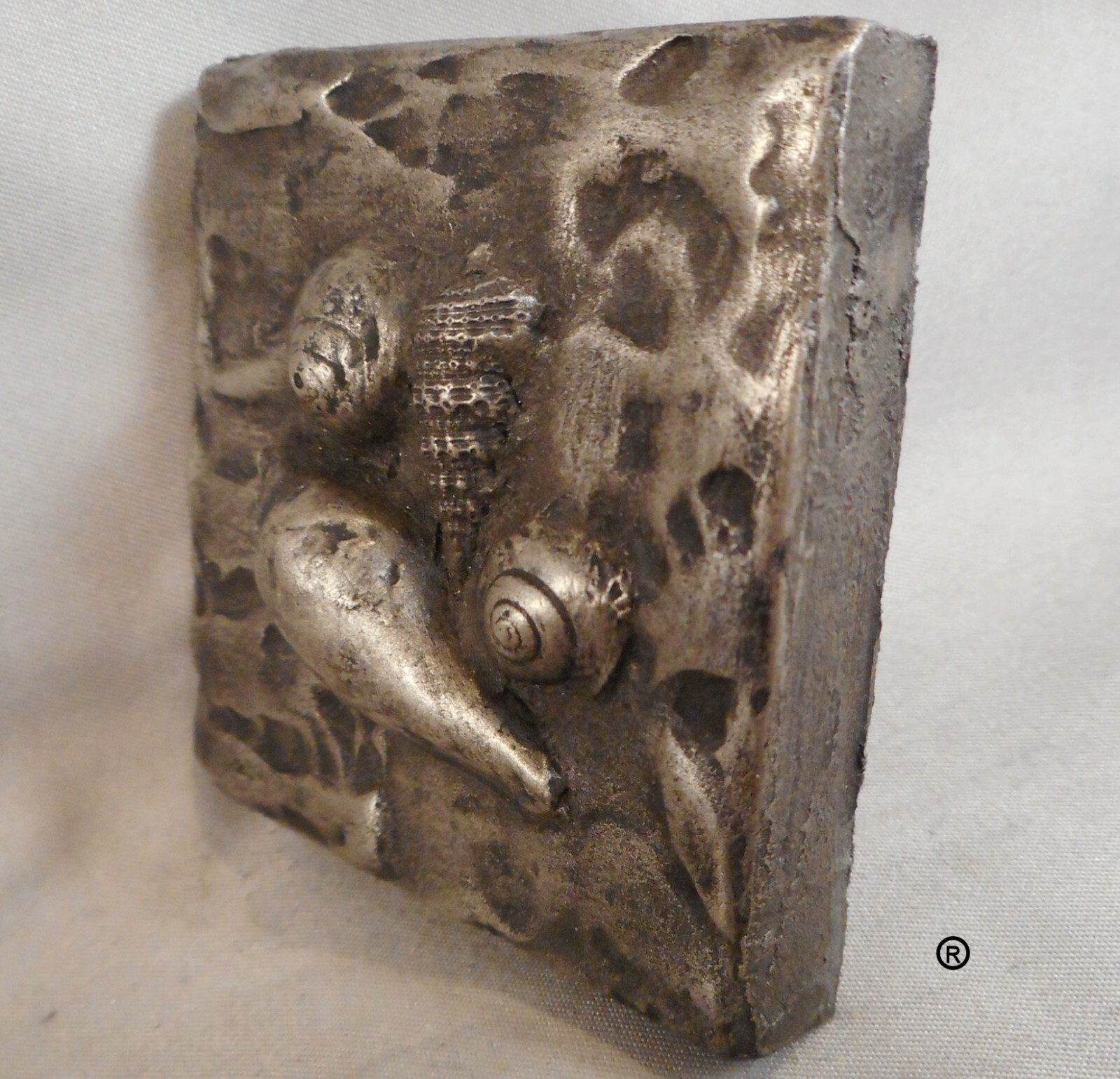 Nickel/Silver Sea Shell #1 Decorative Dot