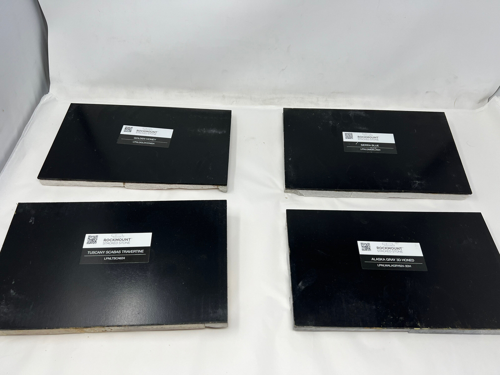 (13 Samples) 10″ x 5″ ROCKMOUNT STACKED STONE COLLECTION SAMPLE SET SEE COLORS!!