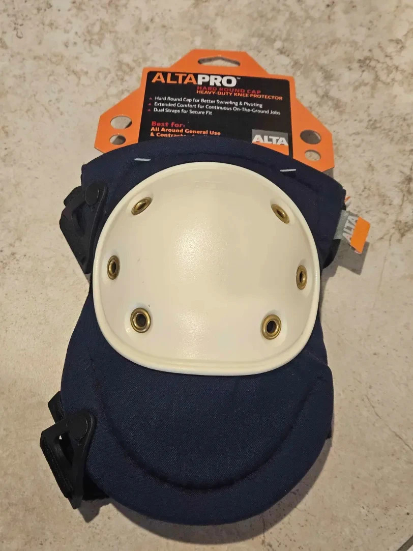 Alta 50903 Pro Navy Flooring Knee Pads, 1 Pair