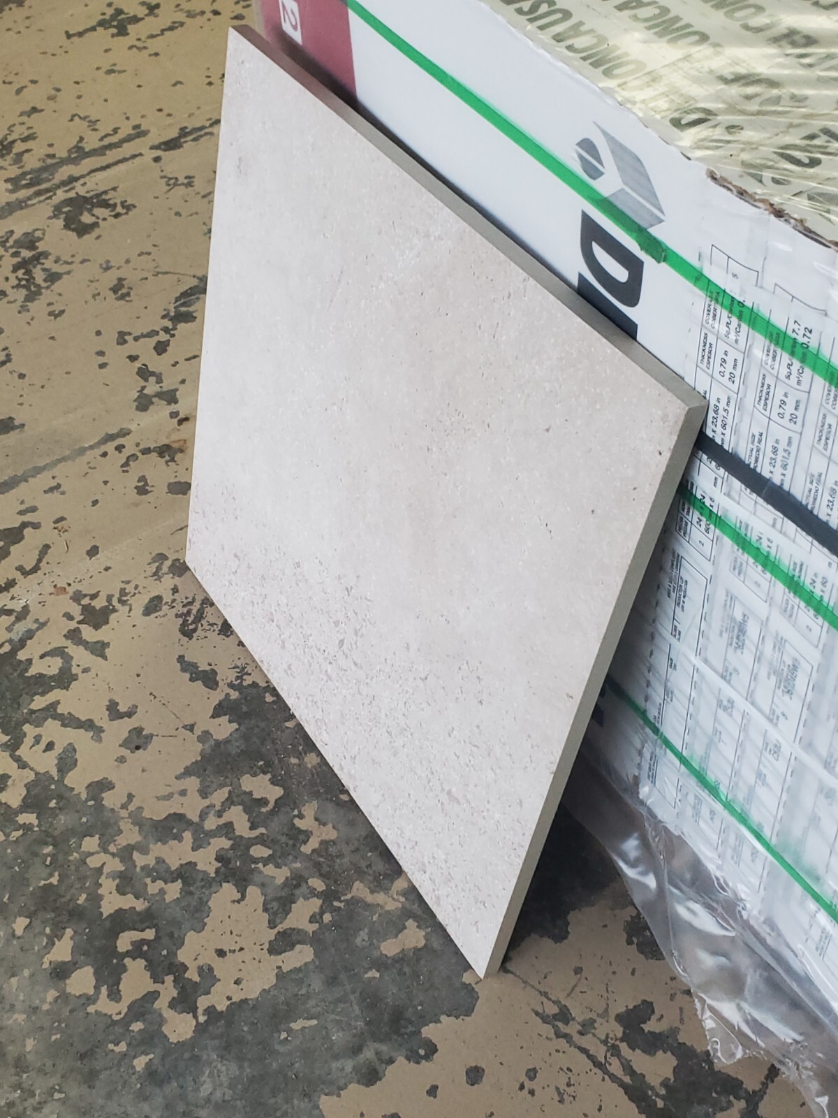 exterior tile 24″X24″. 0.79″ / 20 mm thick. 64 pieces. Will cover 256 sq ft.