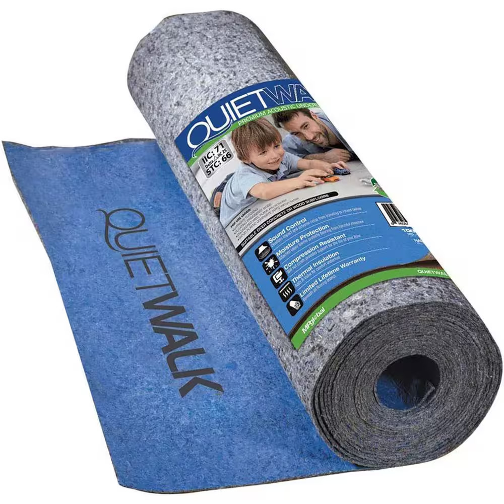 200 Sq. Ft. 3 Ft. X 66.6 Ft. X 3 Mm Sound and Moisture Barrier Underlayment for