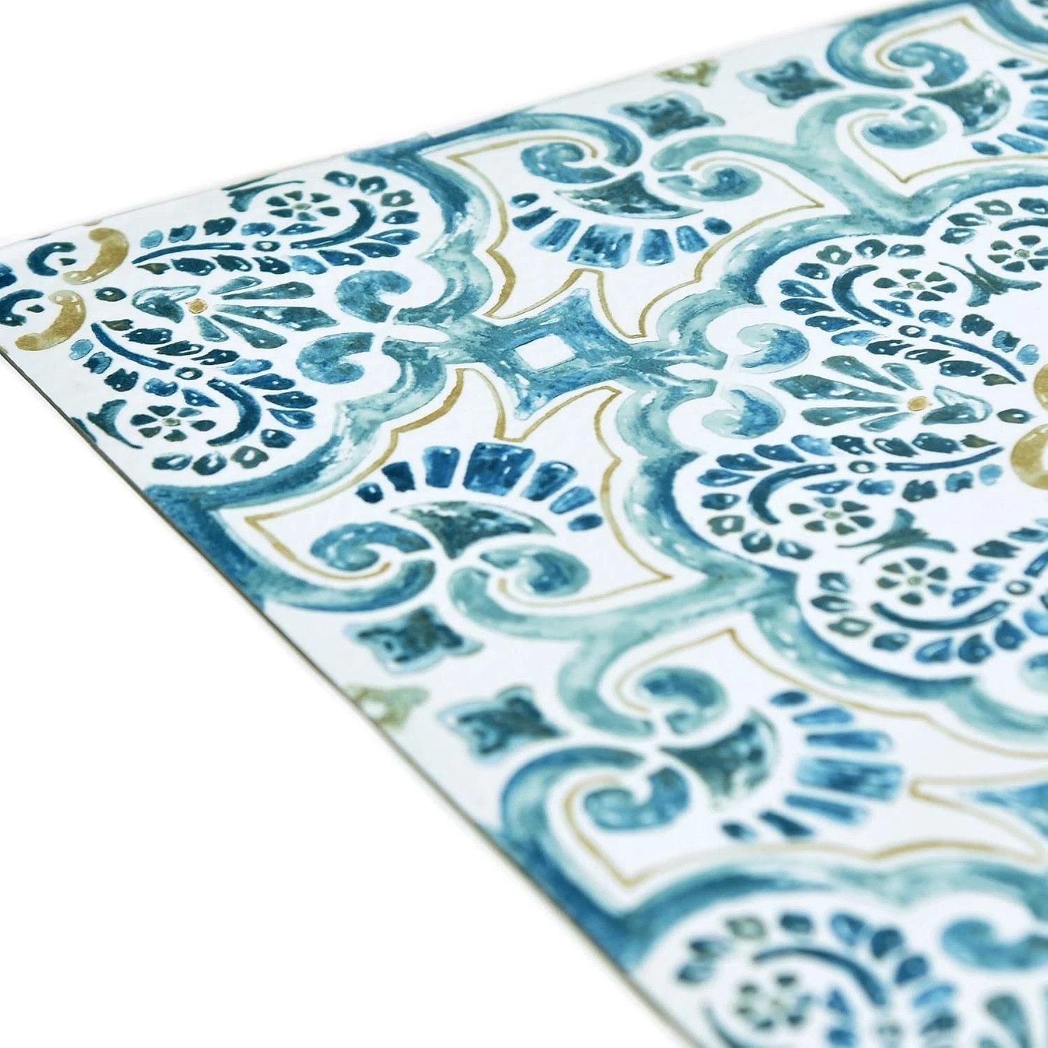Transform Your Floors with Durable Blue Peel & Stick Vinyl Tiles – 10 Tiles
