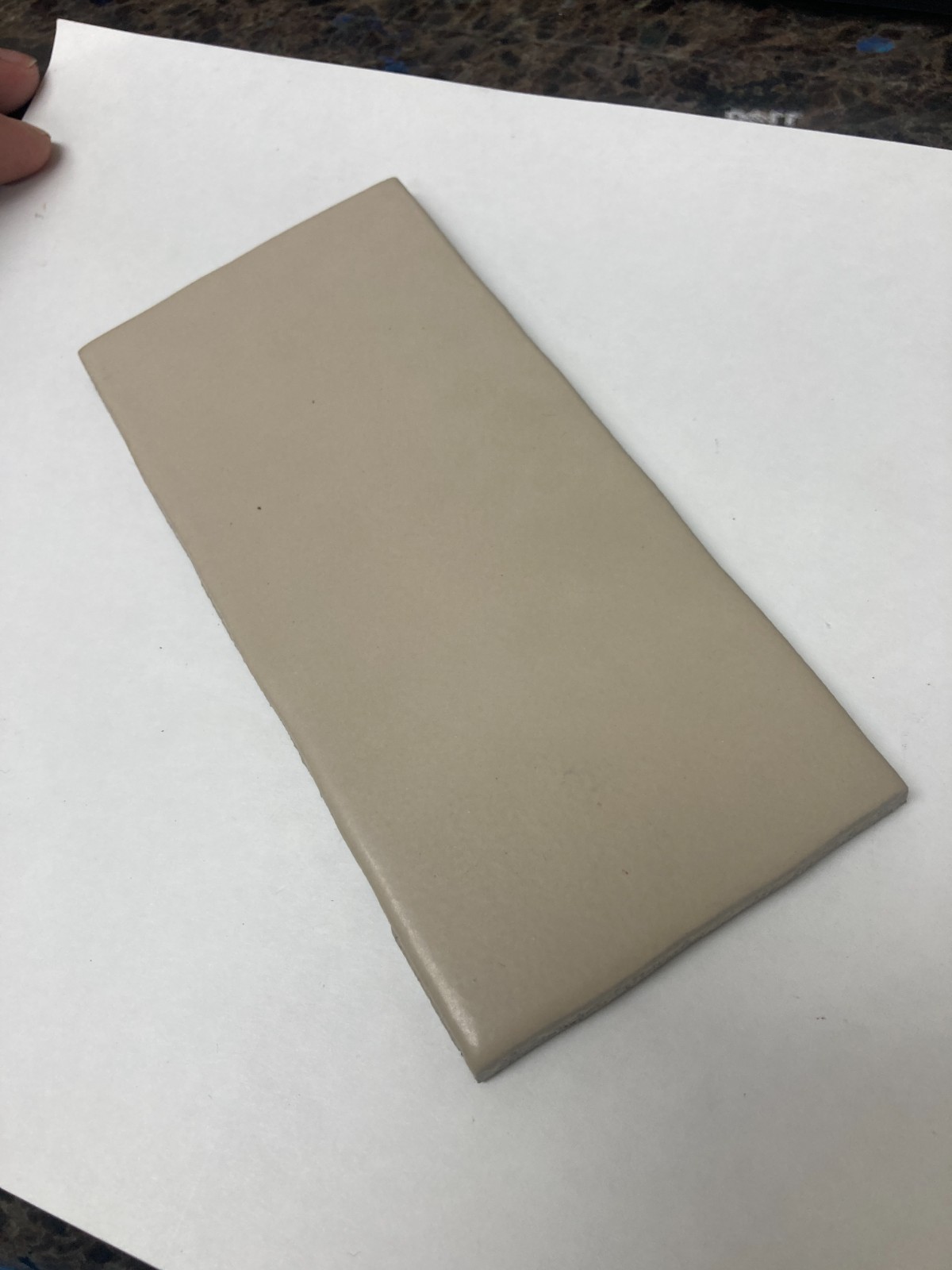 3×6 Tile Matte Light Beige Wall Remodel Ceramic C#335-644 Sample